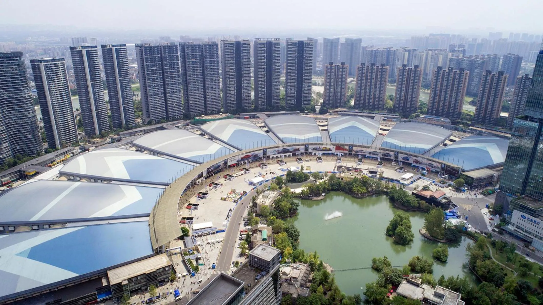 Nearby landmark in Holiday Inn Chengdu Century City West, an IHG Hotel