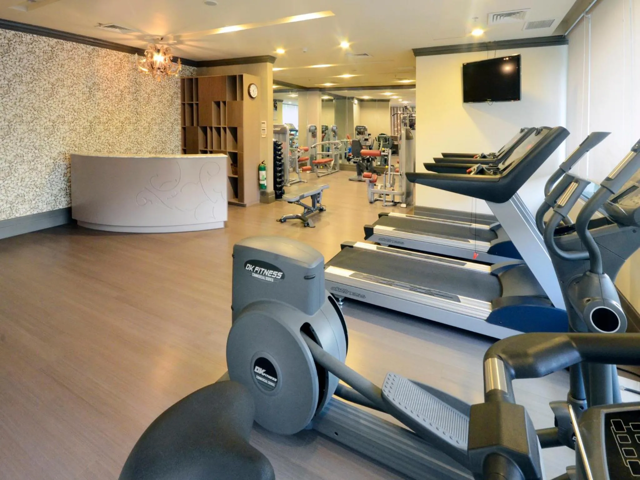 Fitness centre/facilities in Parque España Residence Hotel