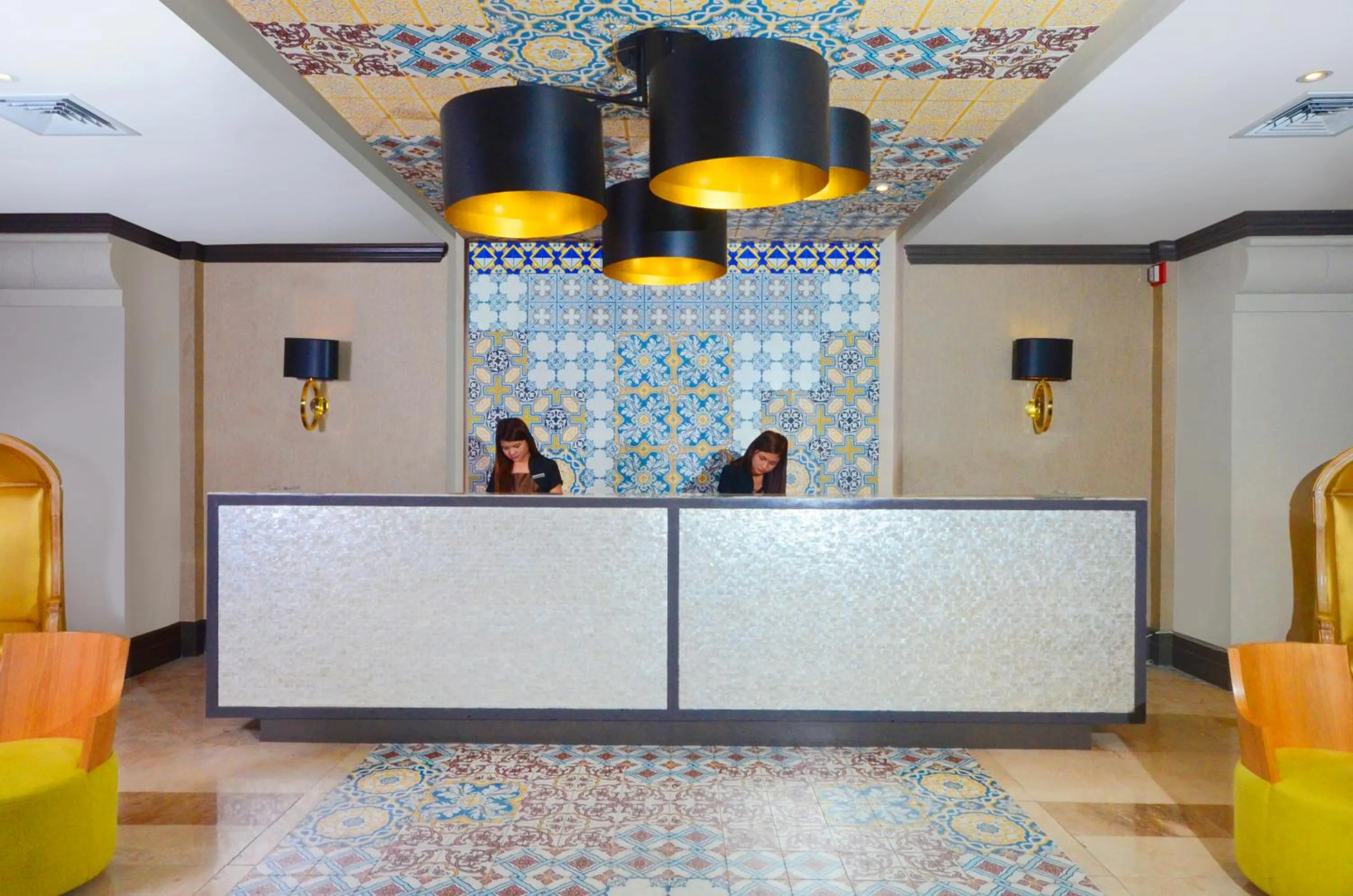 Lobby or reception in Parque España Residence Hotel