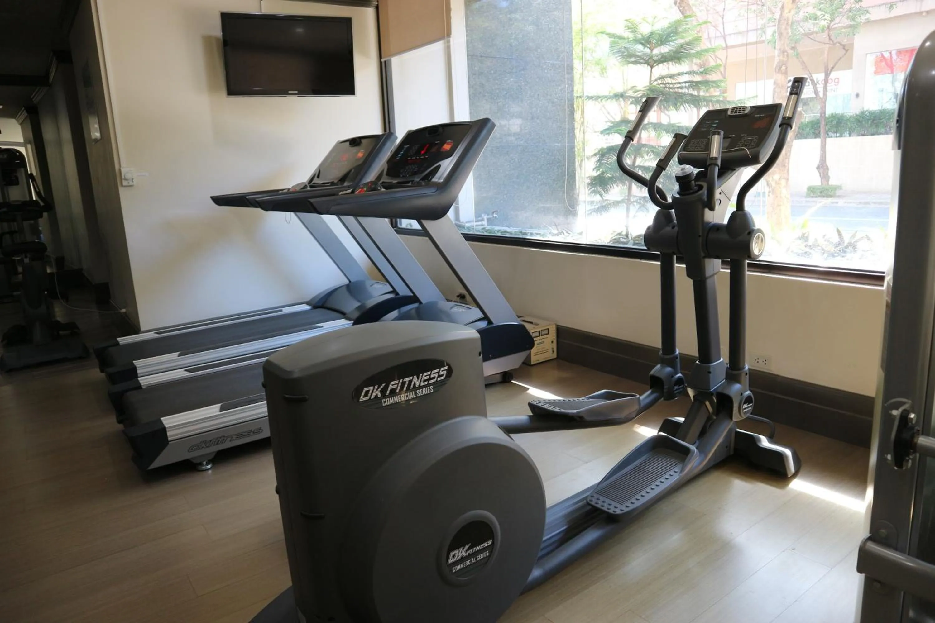 Fitness centre/facilities in Parque España Residence Hotel