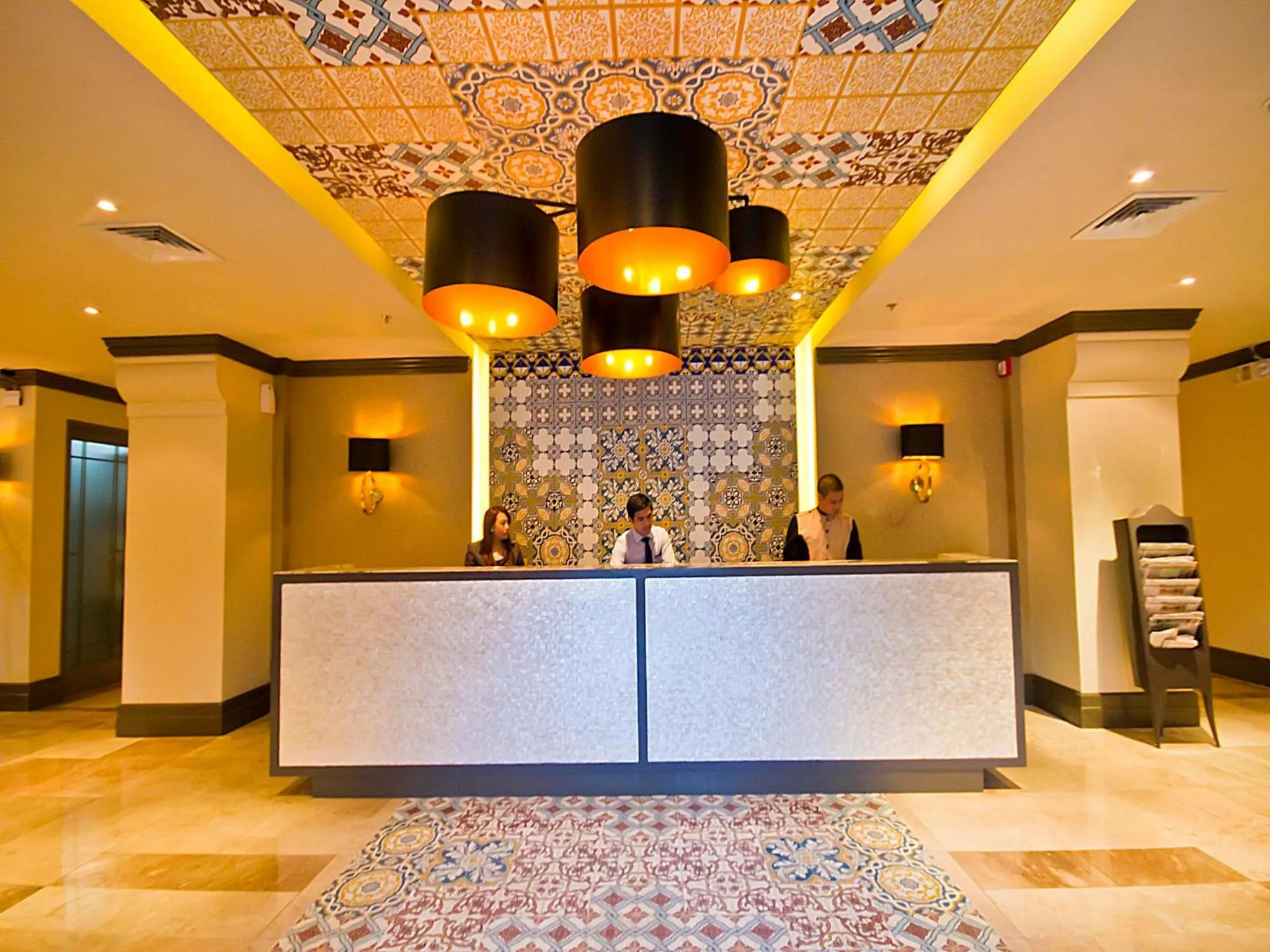 Lobby or reception in Parque España Residence Hotel
