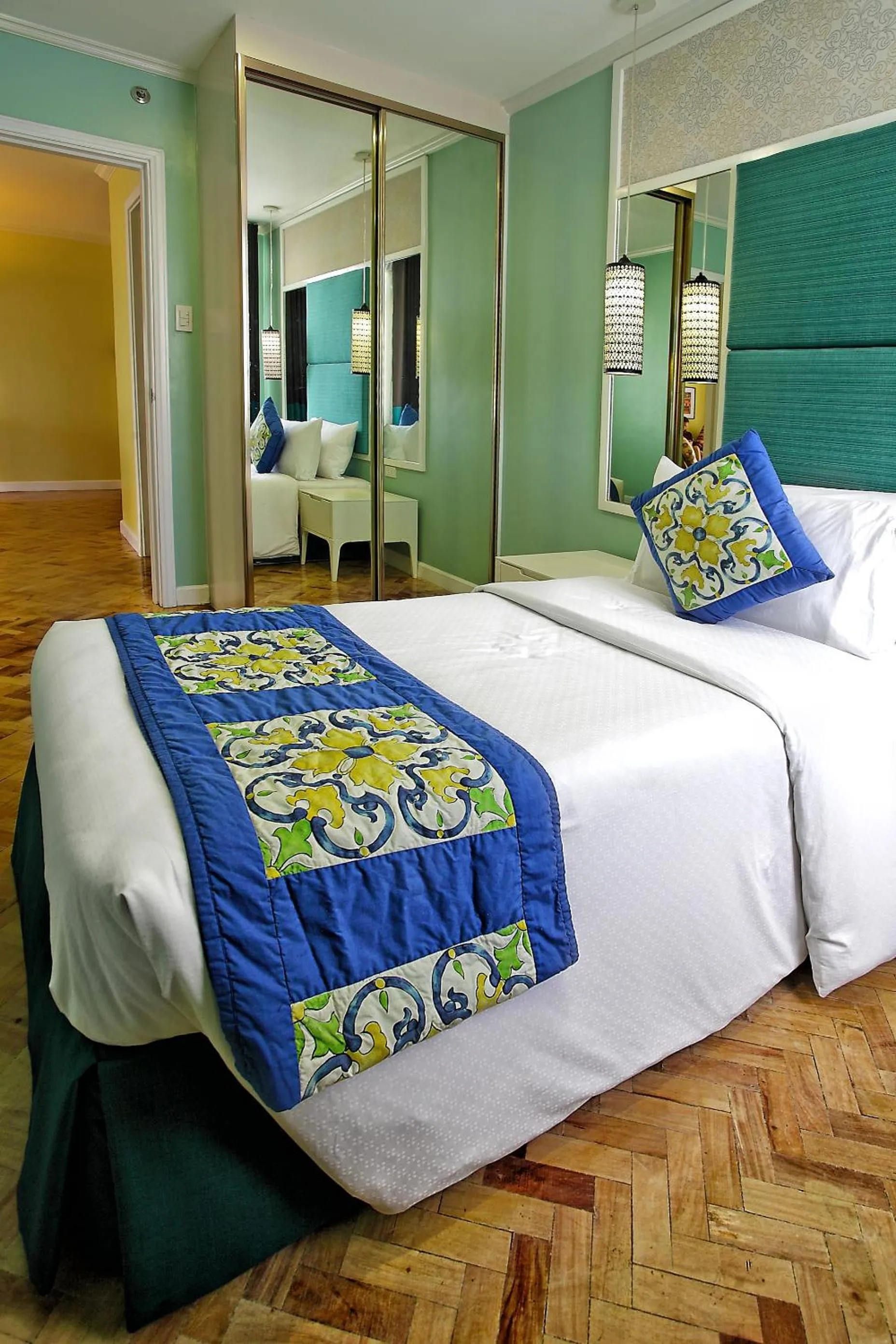 Bed in Parque España Residence Hotel