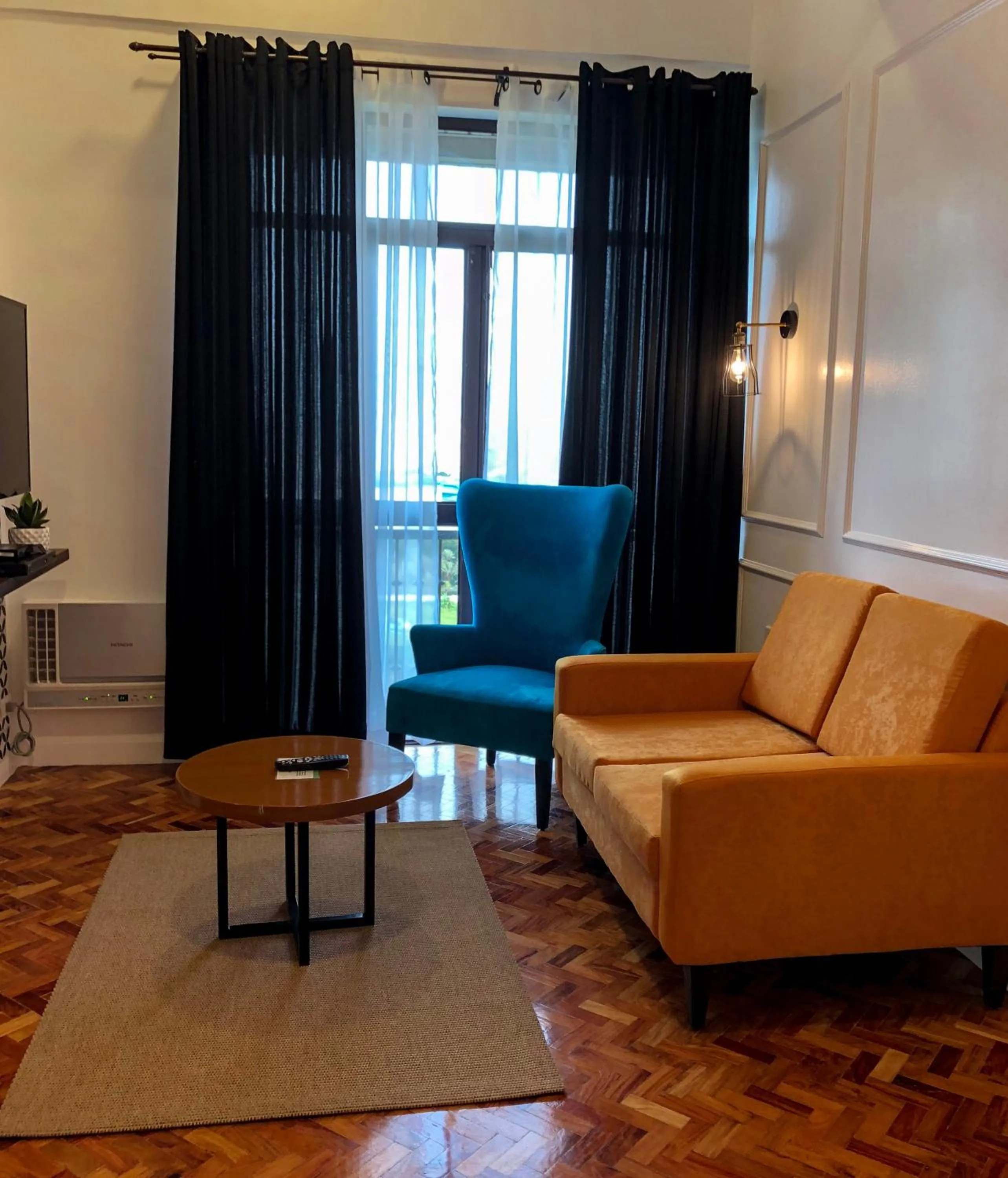 Living room in Parque España Residence Hotel