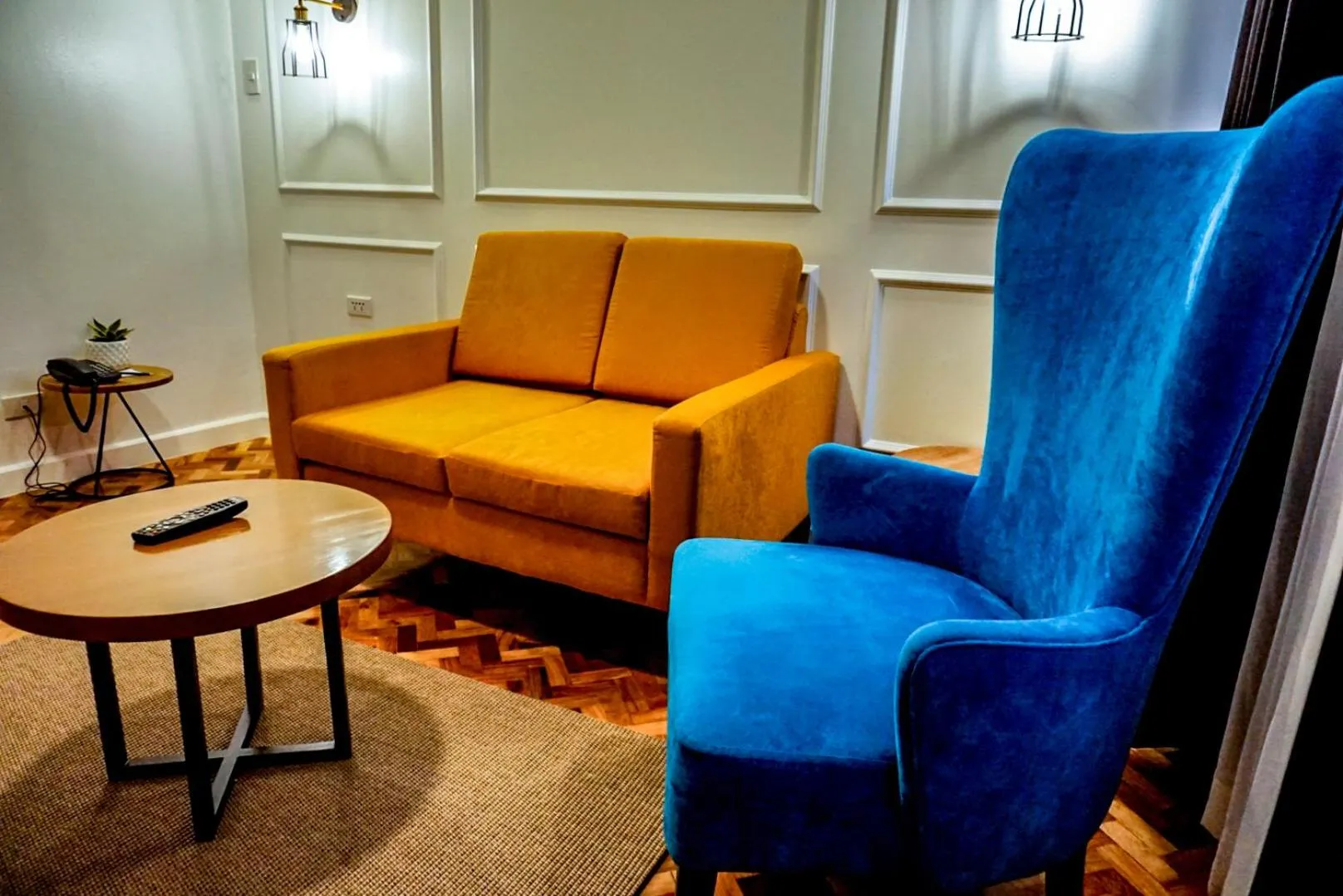 Living room in Parque España Residence Hotel