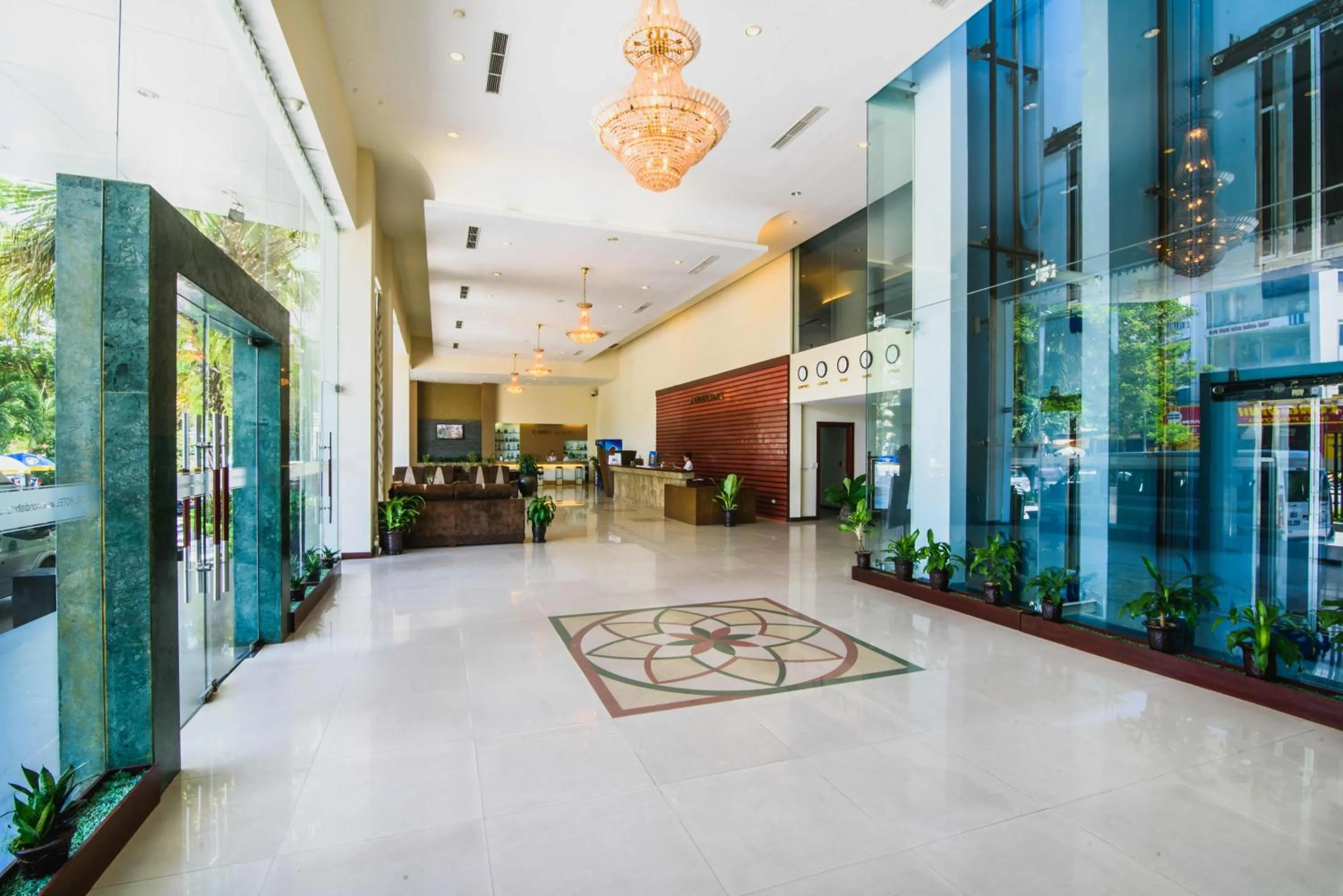 Lobby or reception in Mondial Hotel Hue