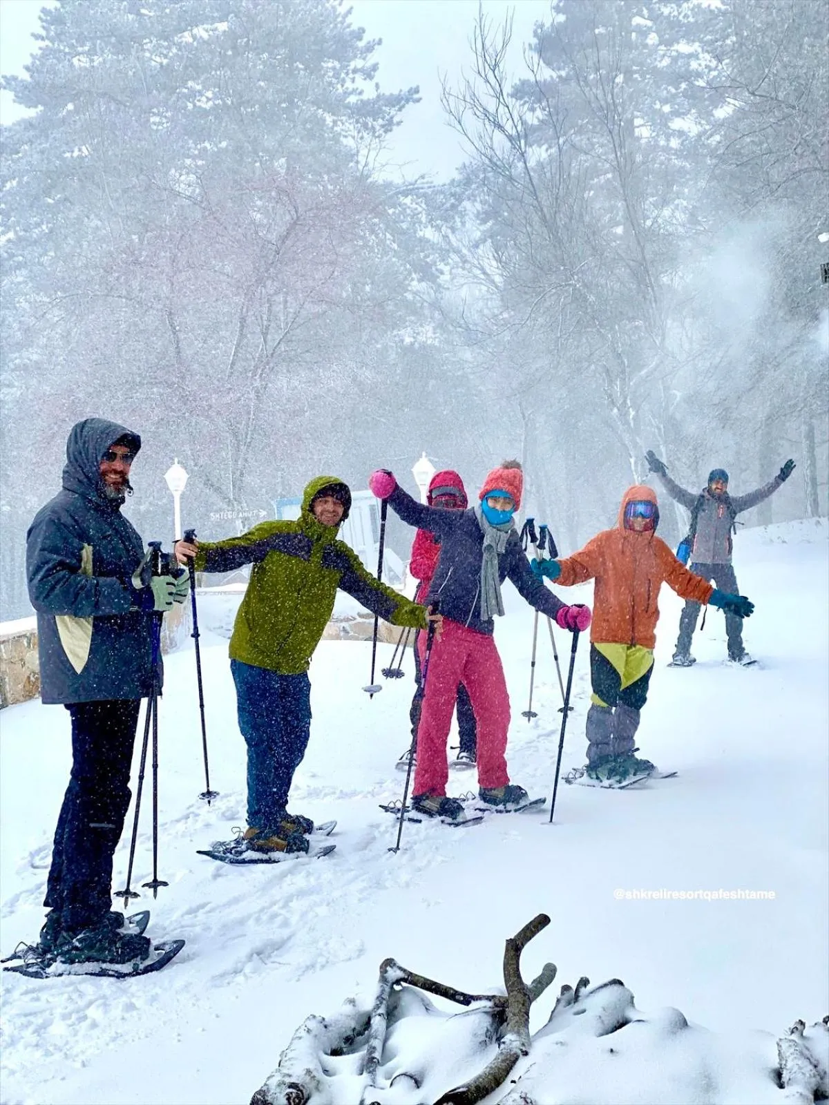 People in Shkreli Resort Qafeshtame