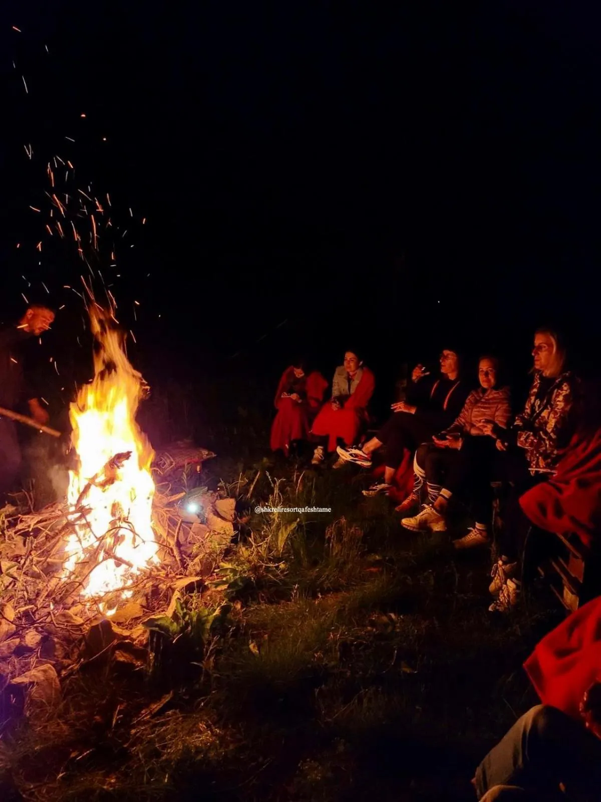 People in Shkreli Resort Qafeshtame