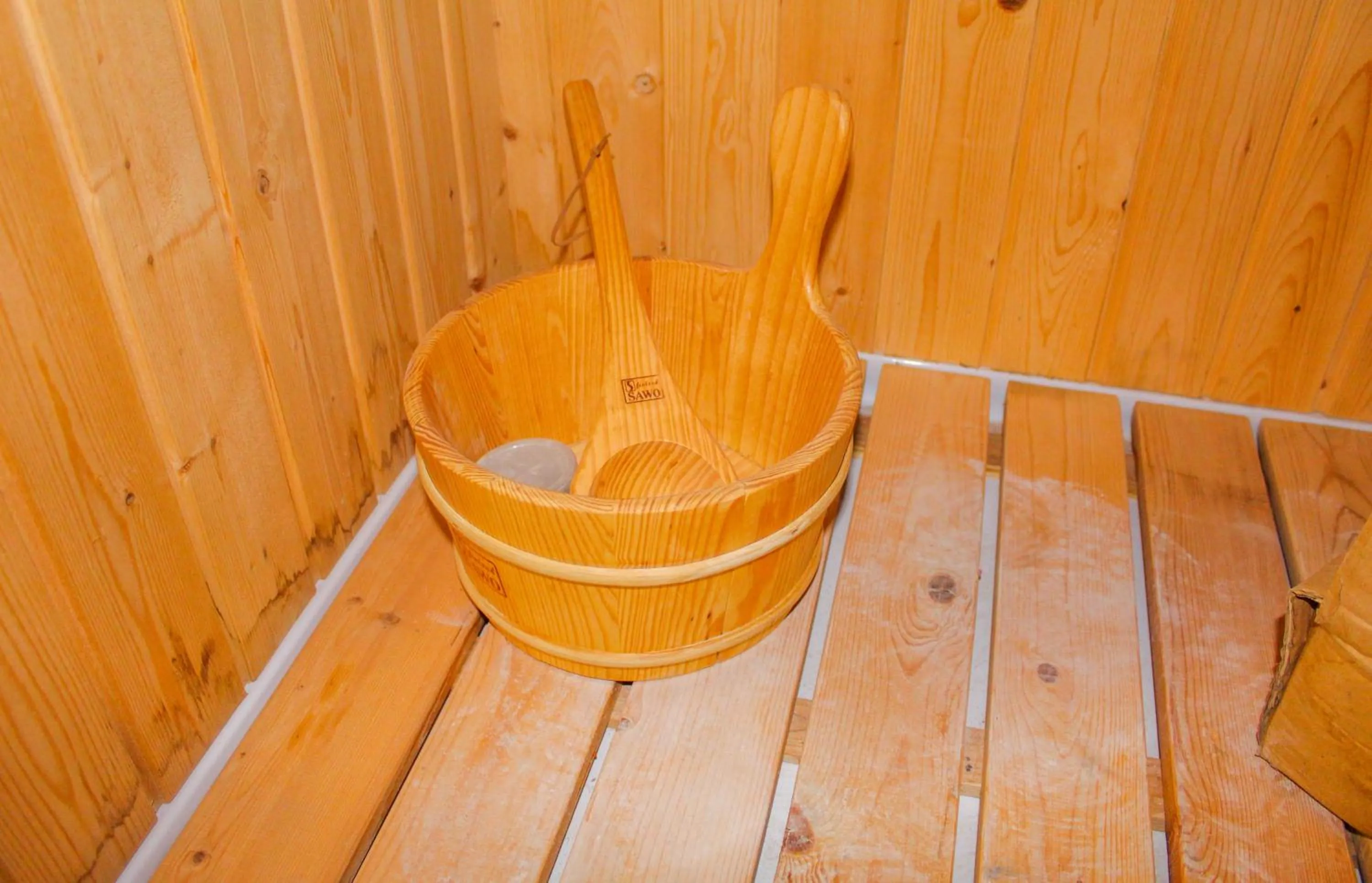 Sauna in Shkreli Resort Qafeshtame