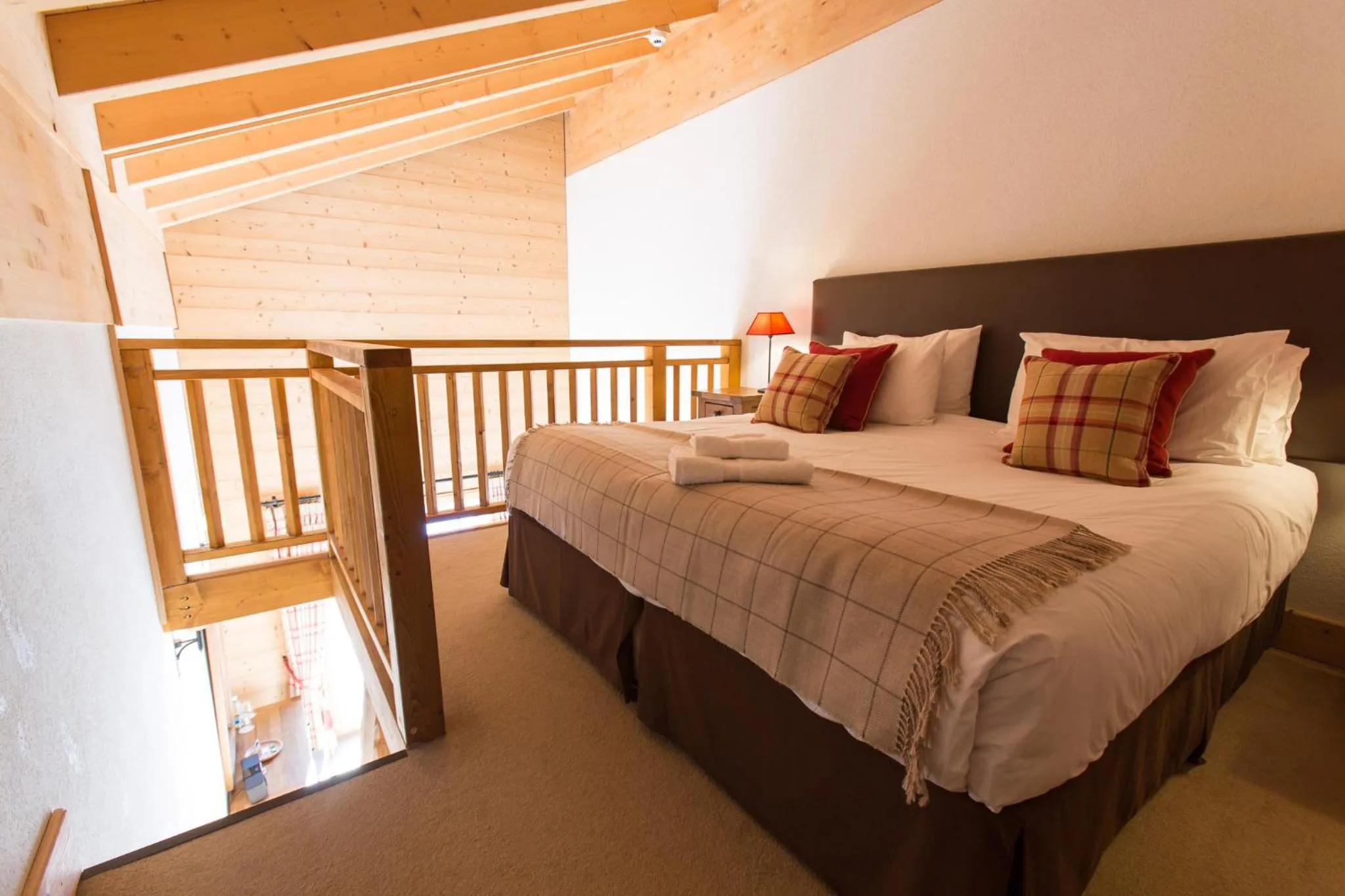 Bed in Mountain Lodge, Les Crosets