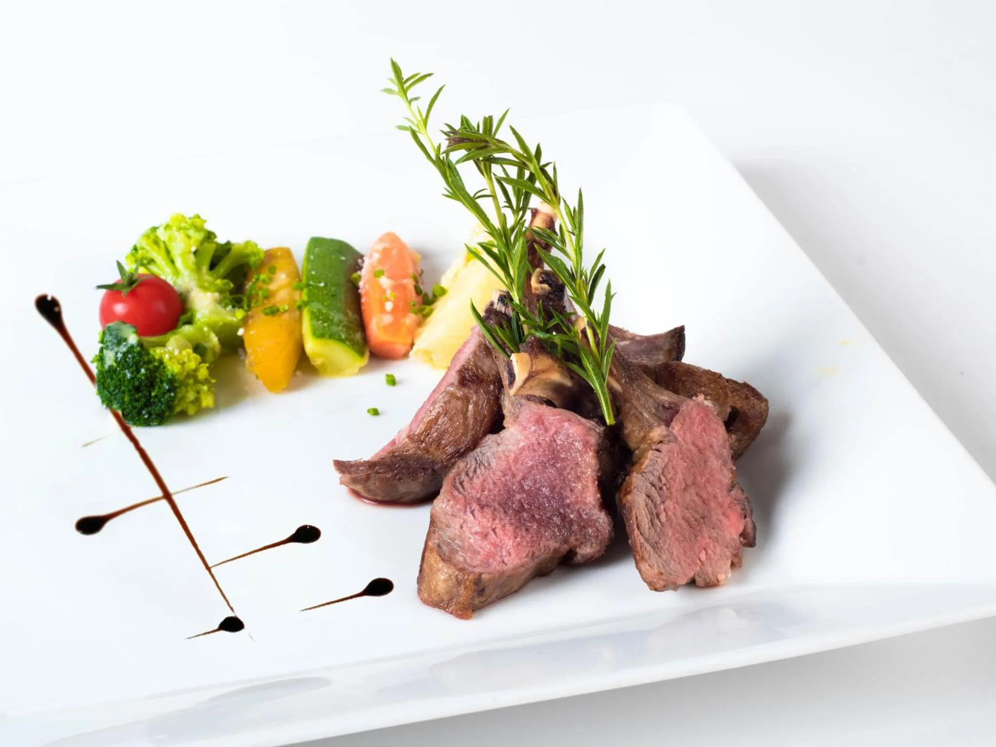 Food close-up in Hotel Restaurant La Porte d'Octodure