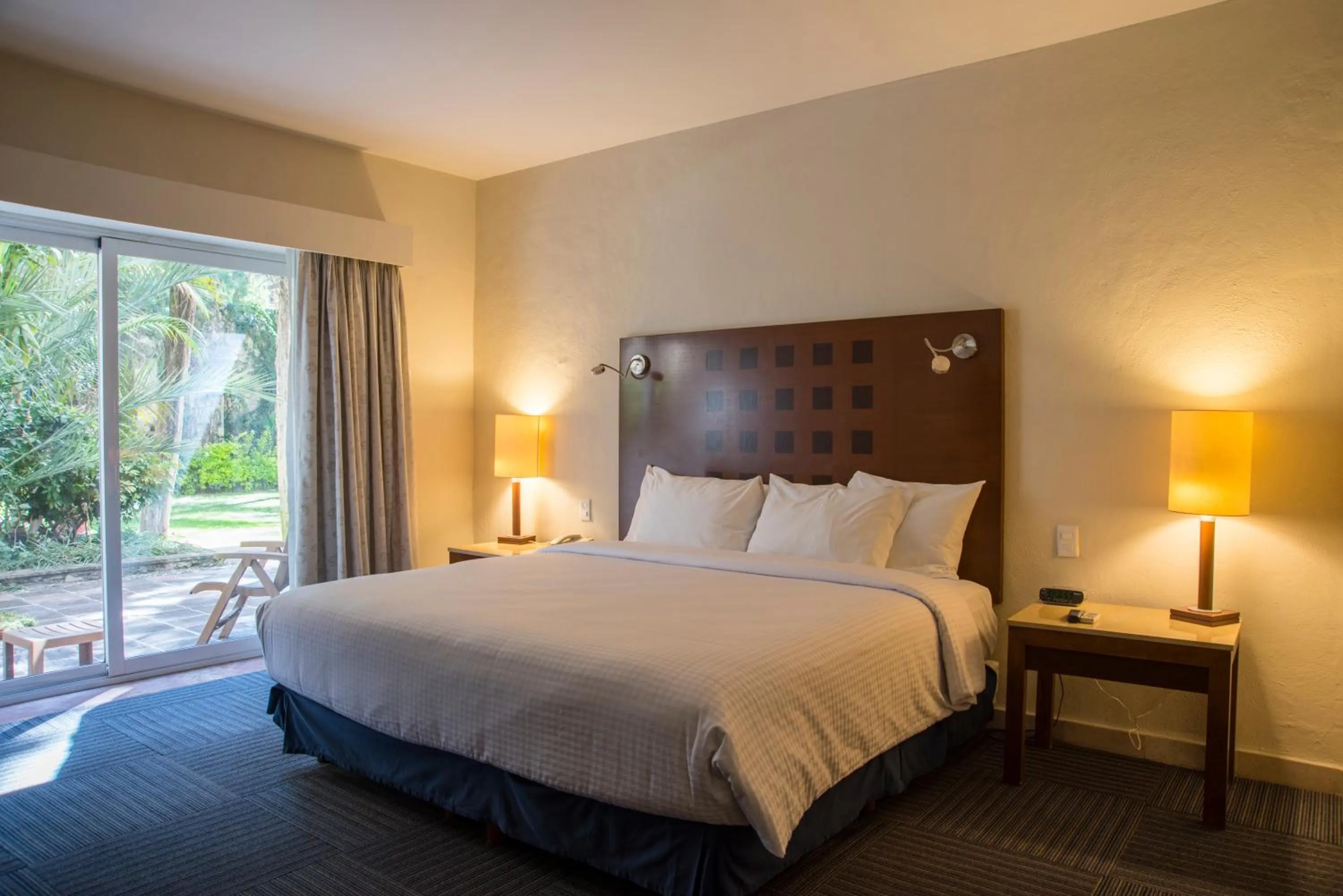 Bed in Hotel Ex-Hacienda San Xavier