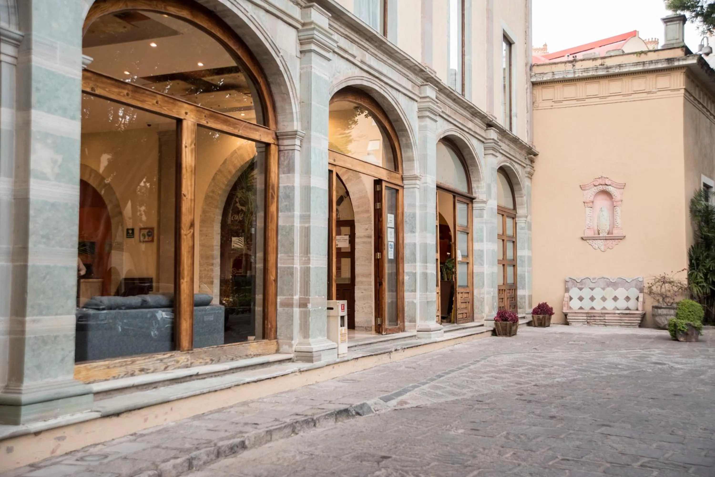 Property building in Hotel Ex-Hacienda San Xavier