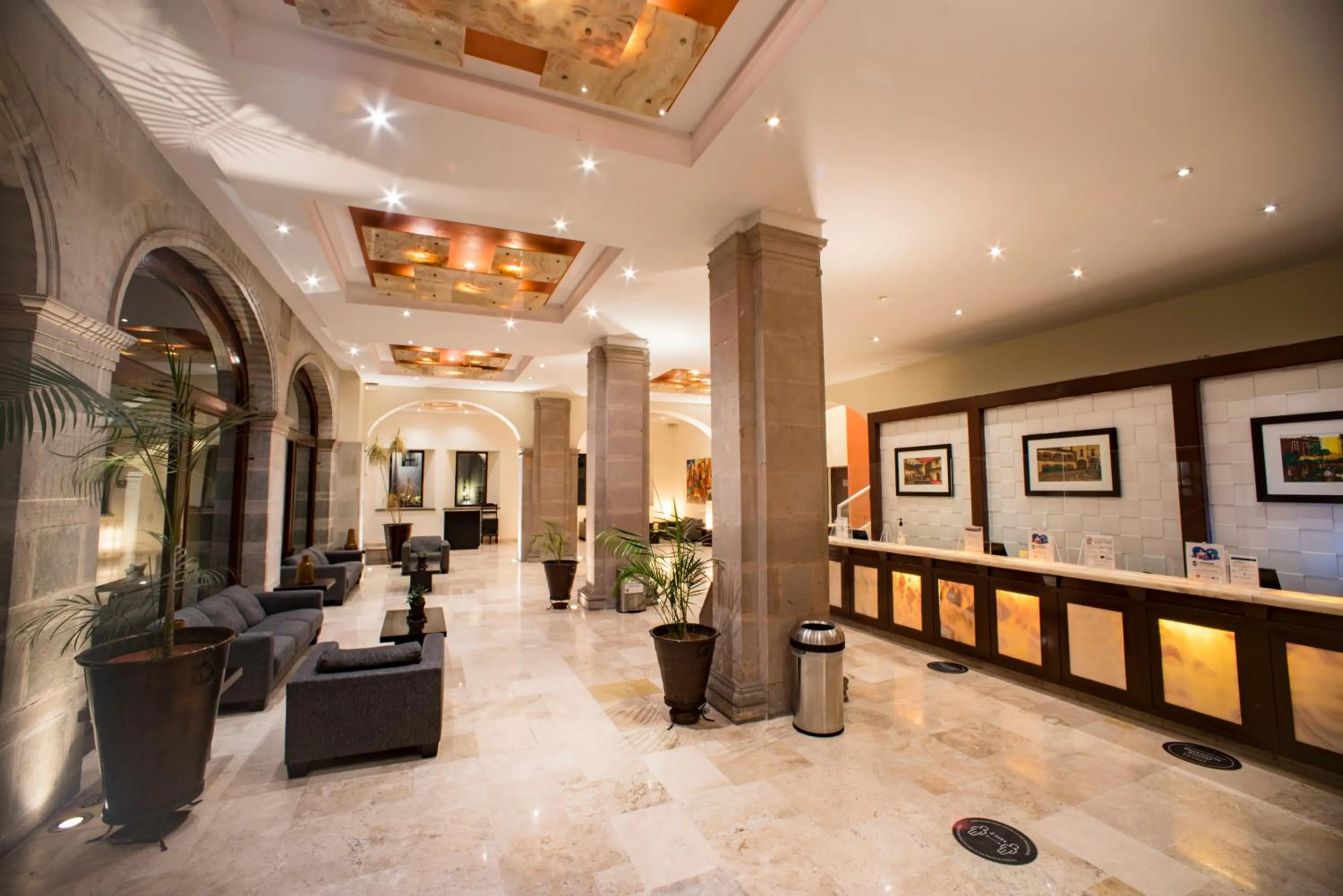 Lobby or reception in Hotel Ex-Hacienda San Xavier