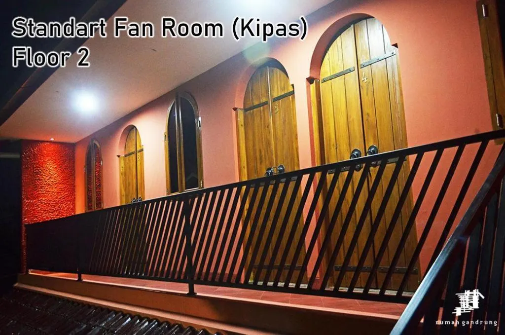 fireplace in Rumah Gandrung