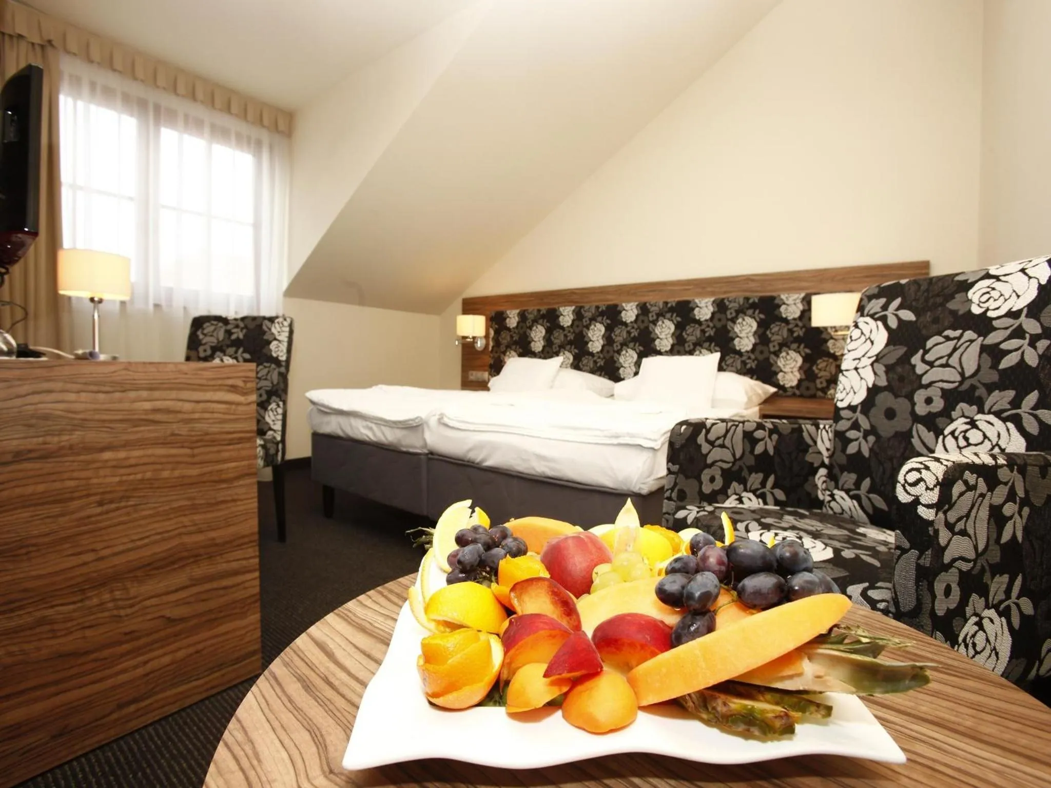 Bed in Bodrogi Kúria Wellness Hotel