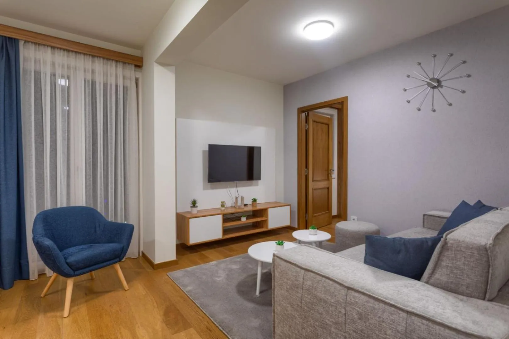 Bed in Vila Apartments Wellness&Spa