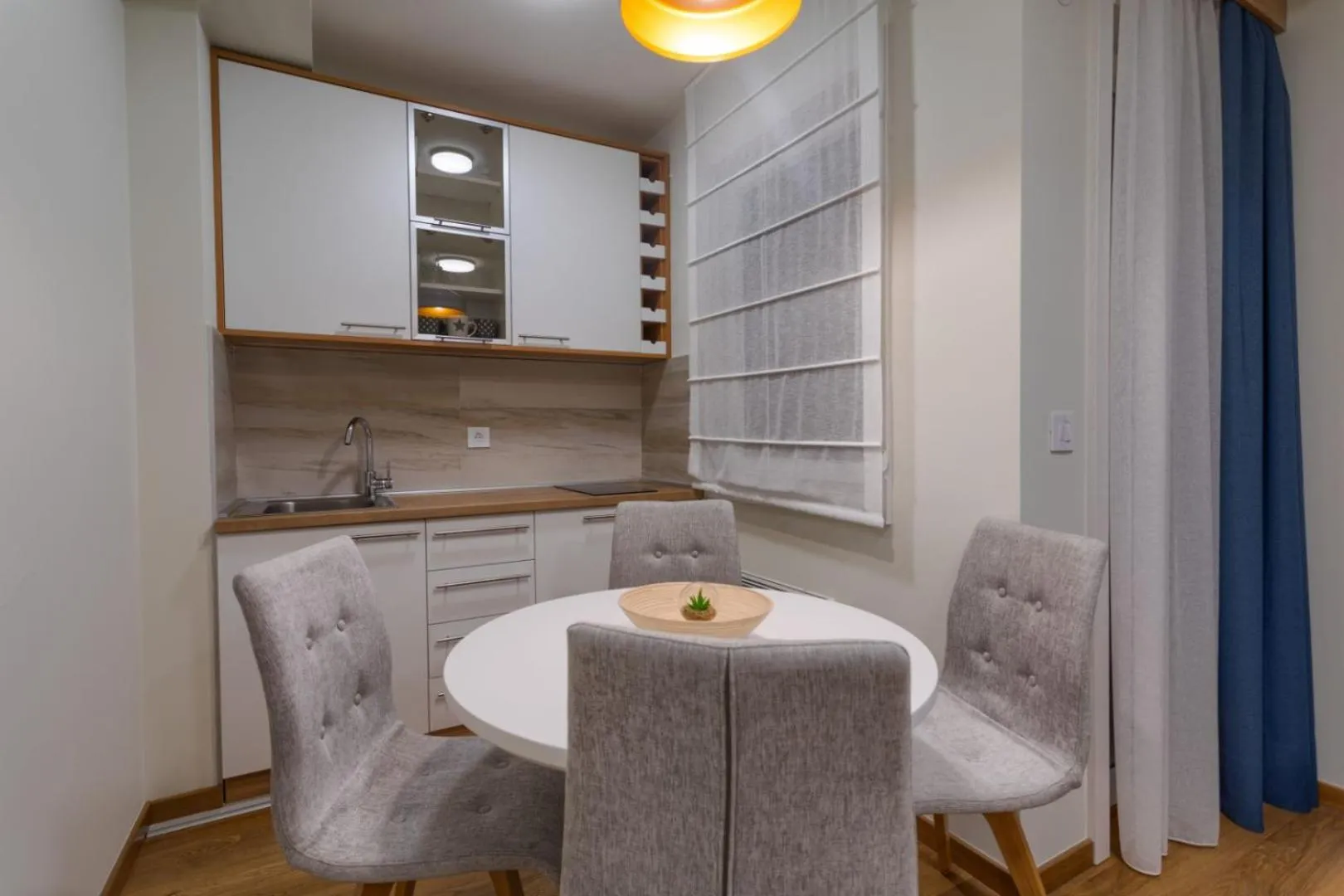 Kitchen or kitchenette in Vila Apartments Wellness&Spa