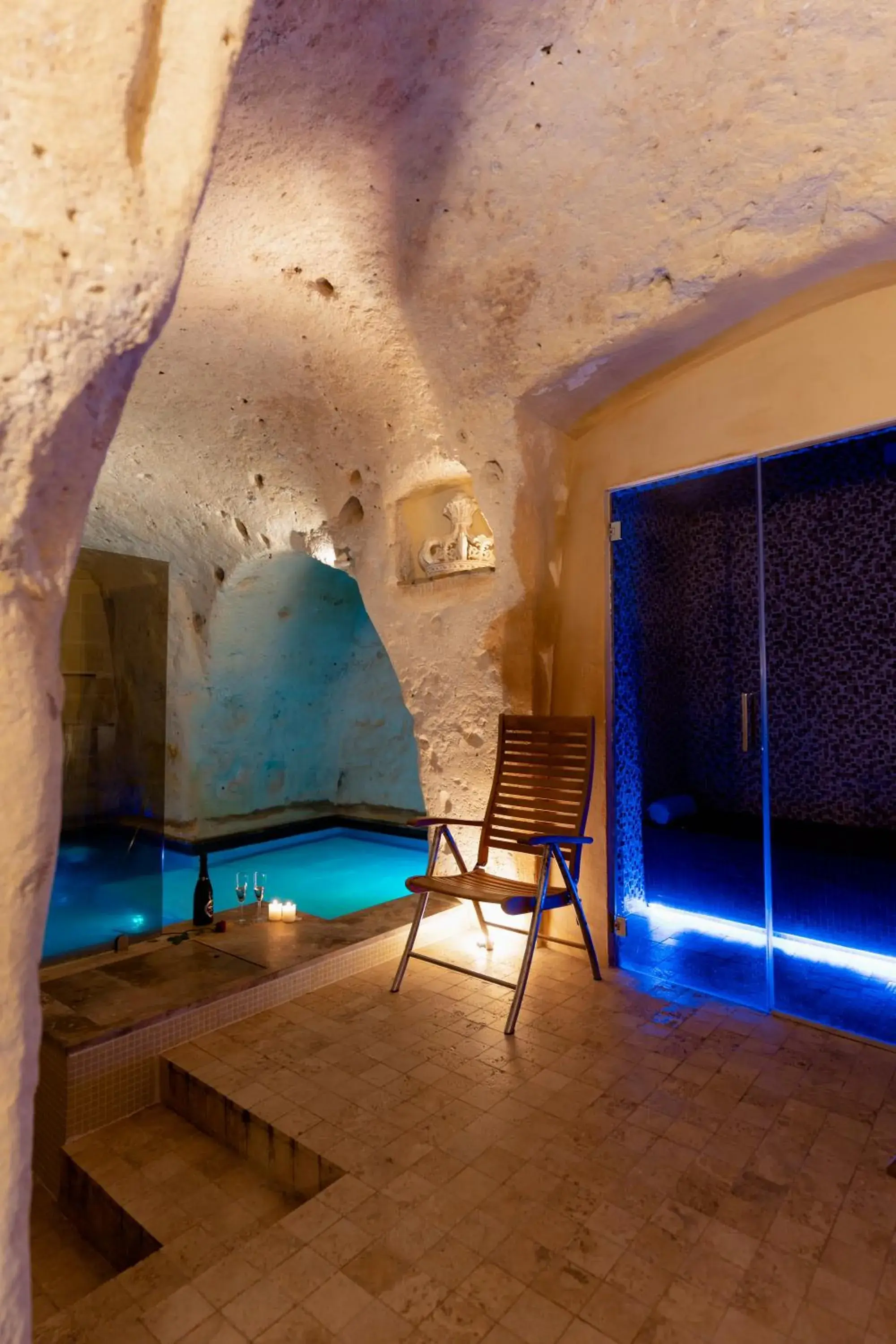 Spa and wellness centre/facilities in Thymus Residence nei Sassi Spa and wellness centre/facilities in Thymus Residence nei Sassi