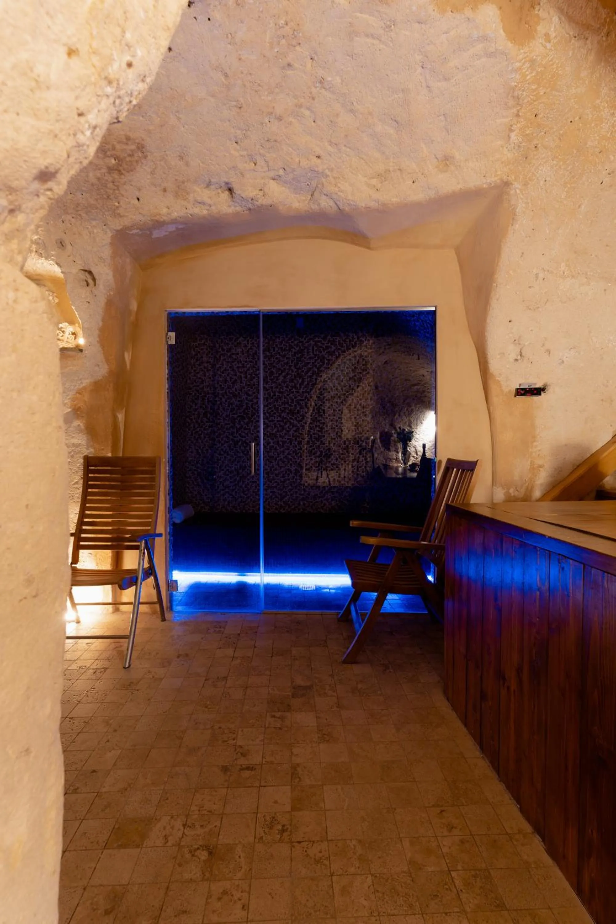 Steam room in Thymus Residence nei Sassi