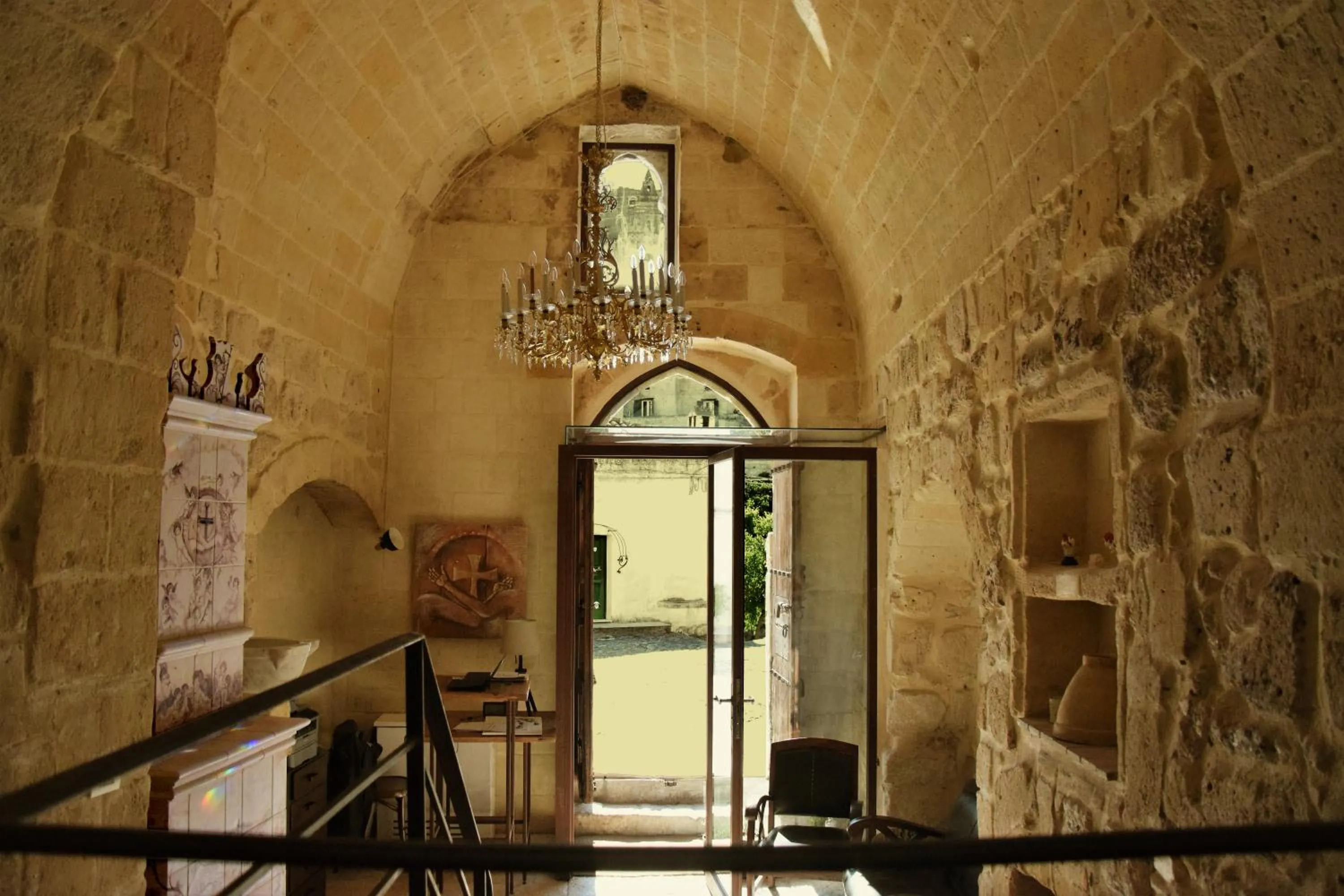 Lobby or reception in Thymus Residence nei Sassi