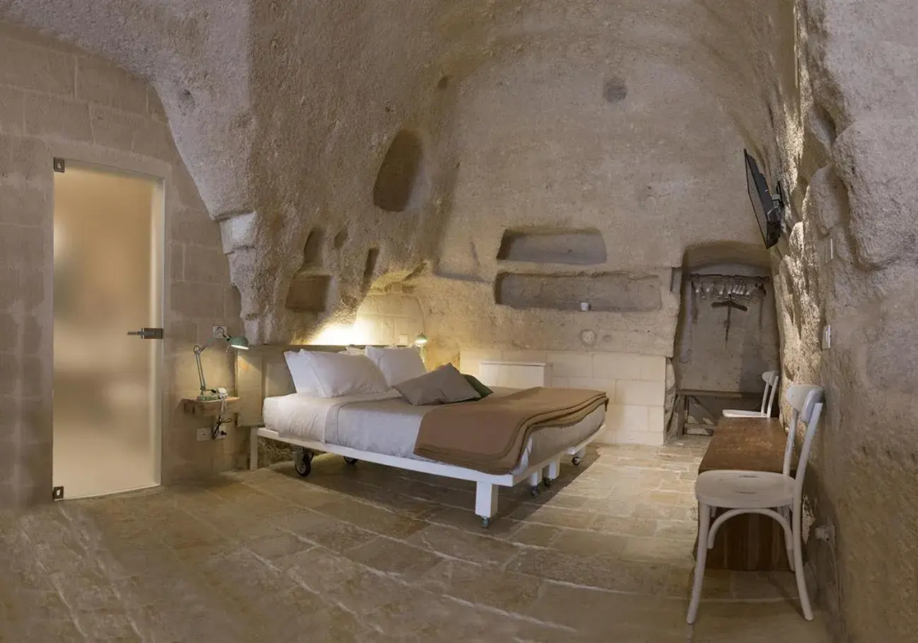 Bedroom, Bed in Thymus Residence nei Sassi Bedroom, Bed in Thymus Residence nei Sassi