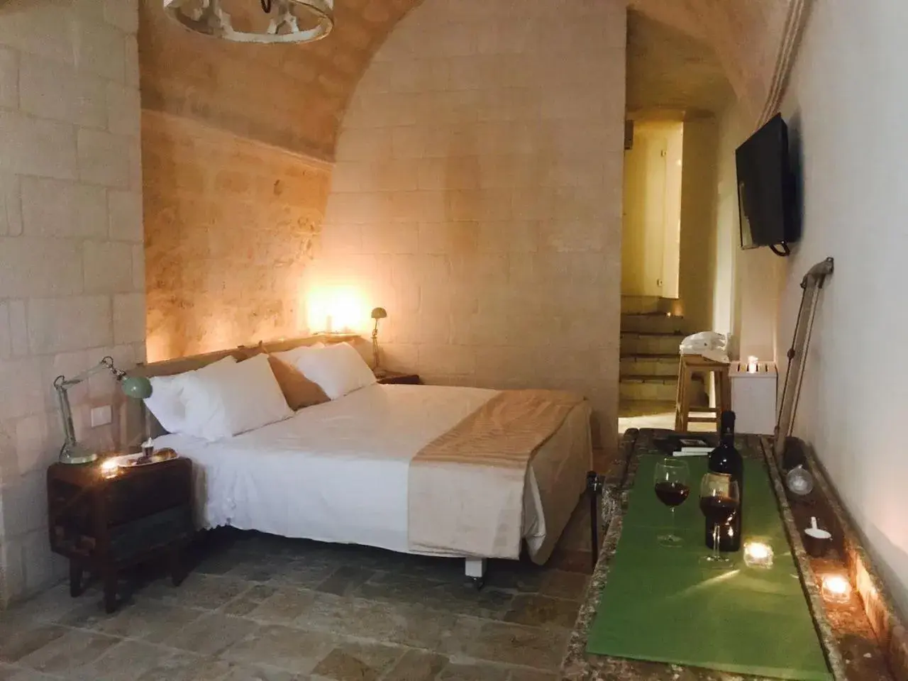 Bed in Thymus Residence nei Sassi Bed in Thymus Residence nei Sassi