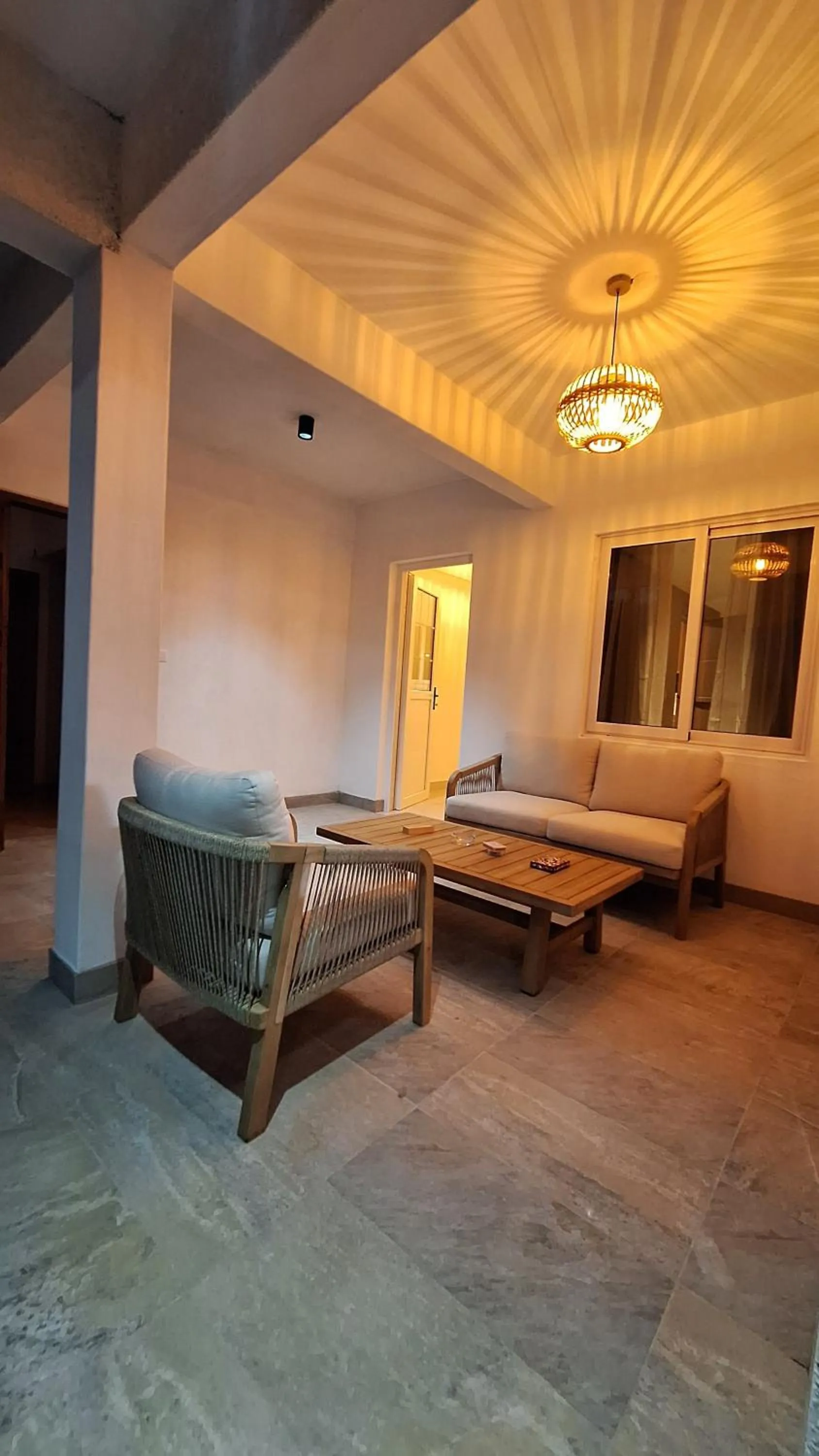 Living room, Bed in Residence Capri - Mont Choisy