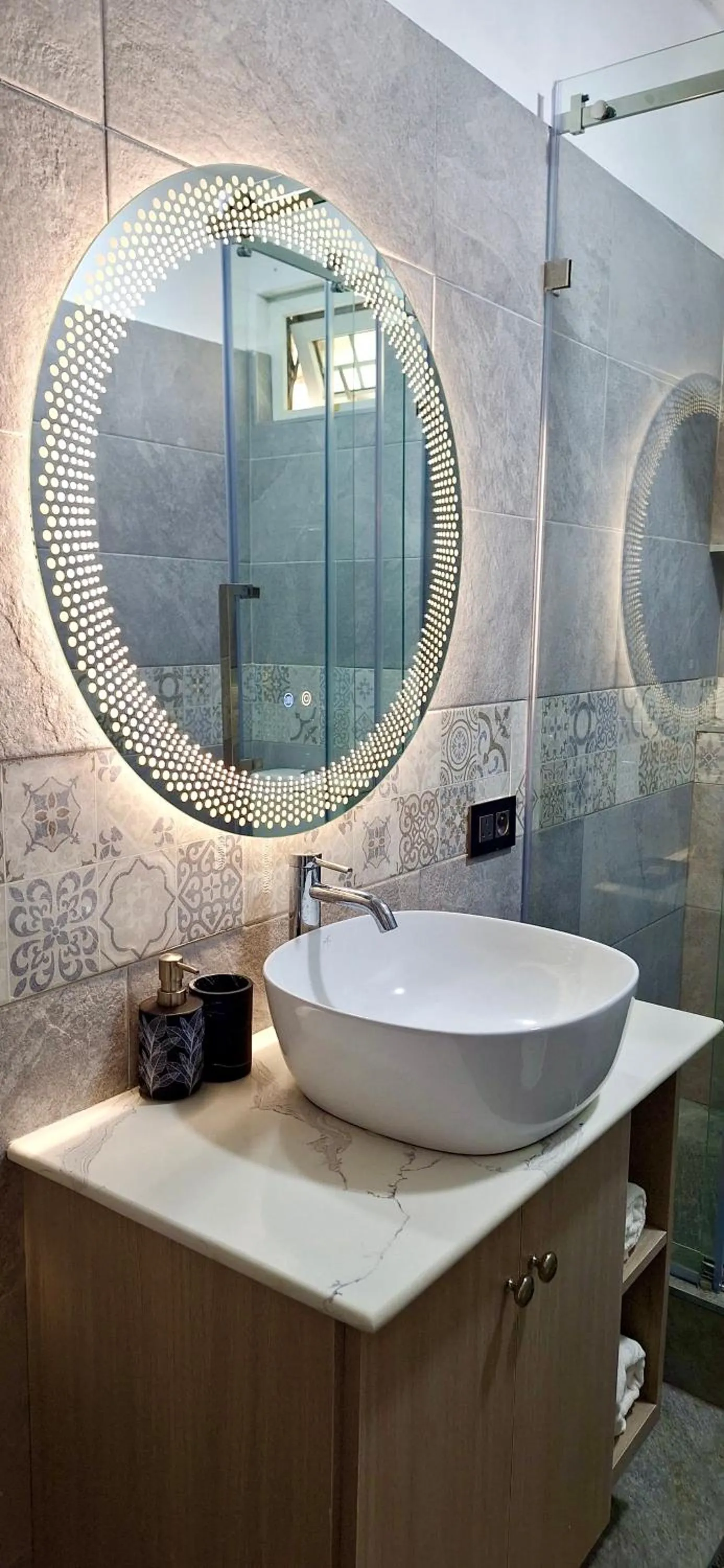 Shower in Residence Capri - Mont Choisy