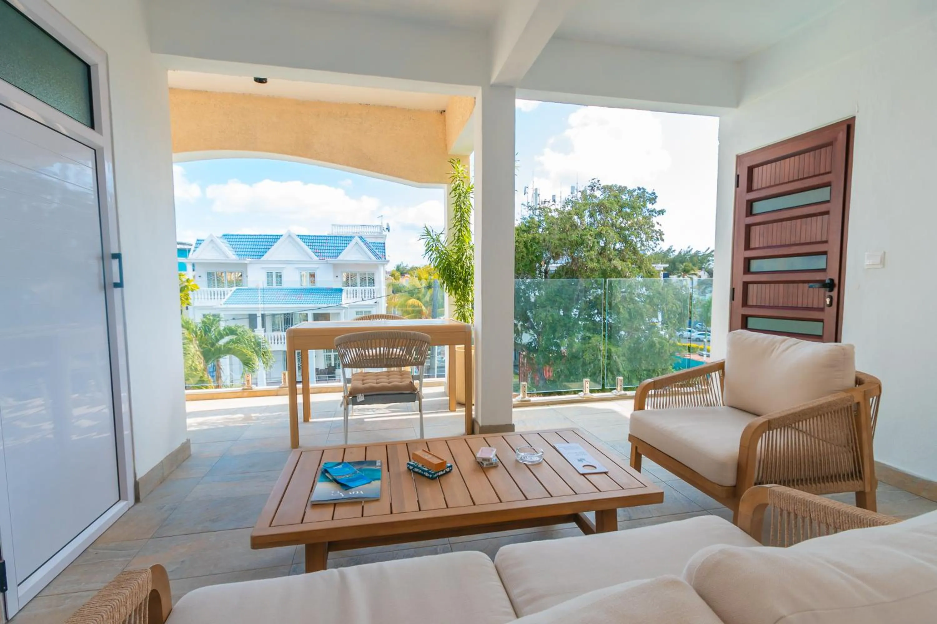 Seating area in Residence Capri - Mont Choisy