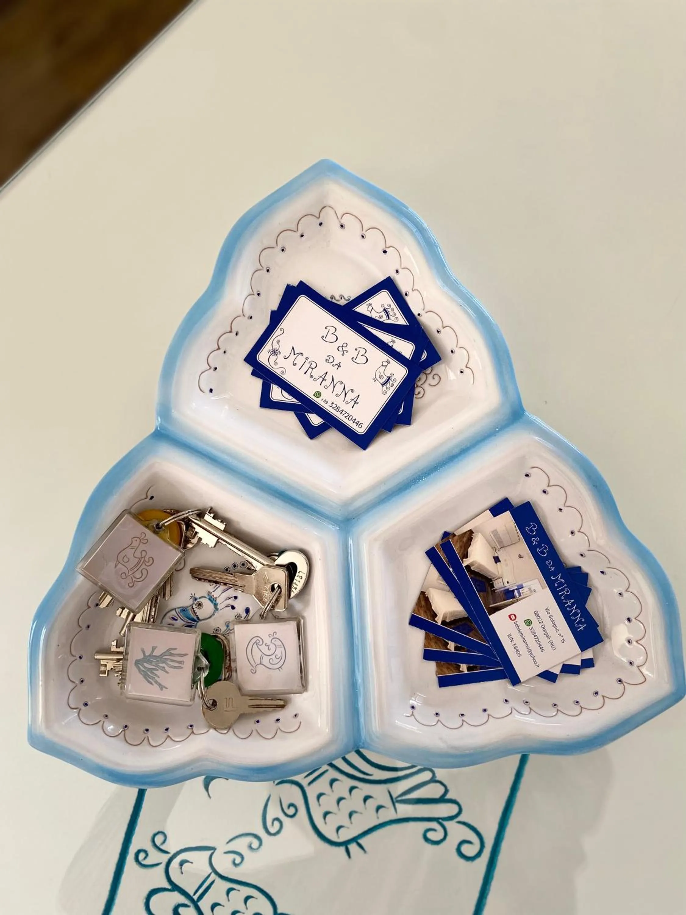 Decorative detail in B&B da Miranna