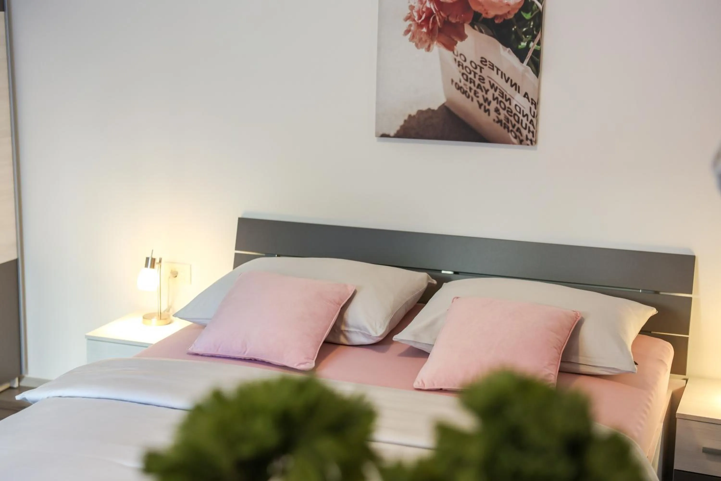 Bed in Apartment Piano