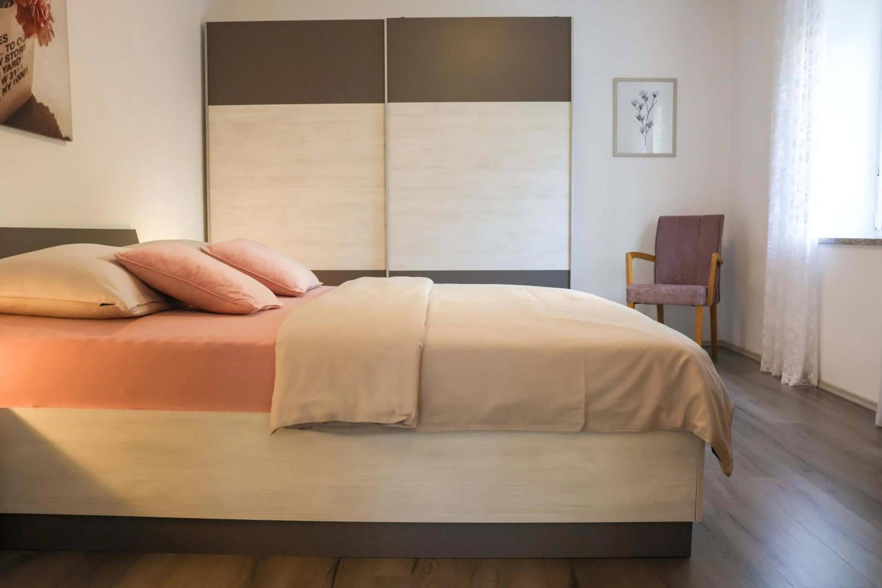 Bed in Apartment Piano