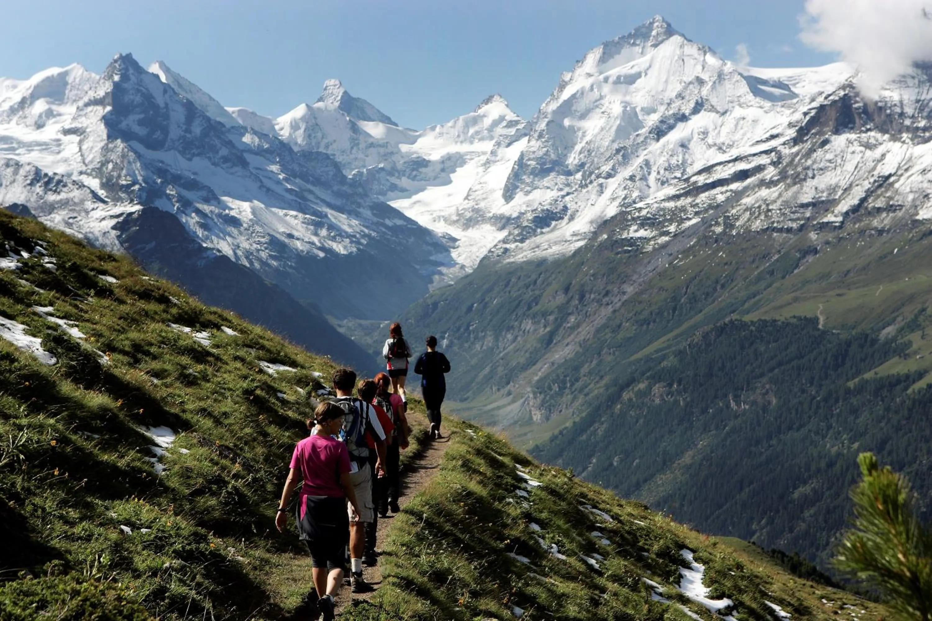 Hiking in Hotel le Beausite