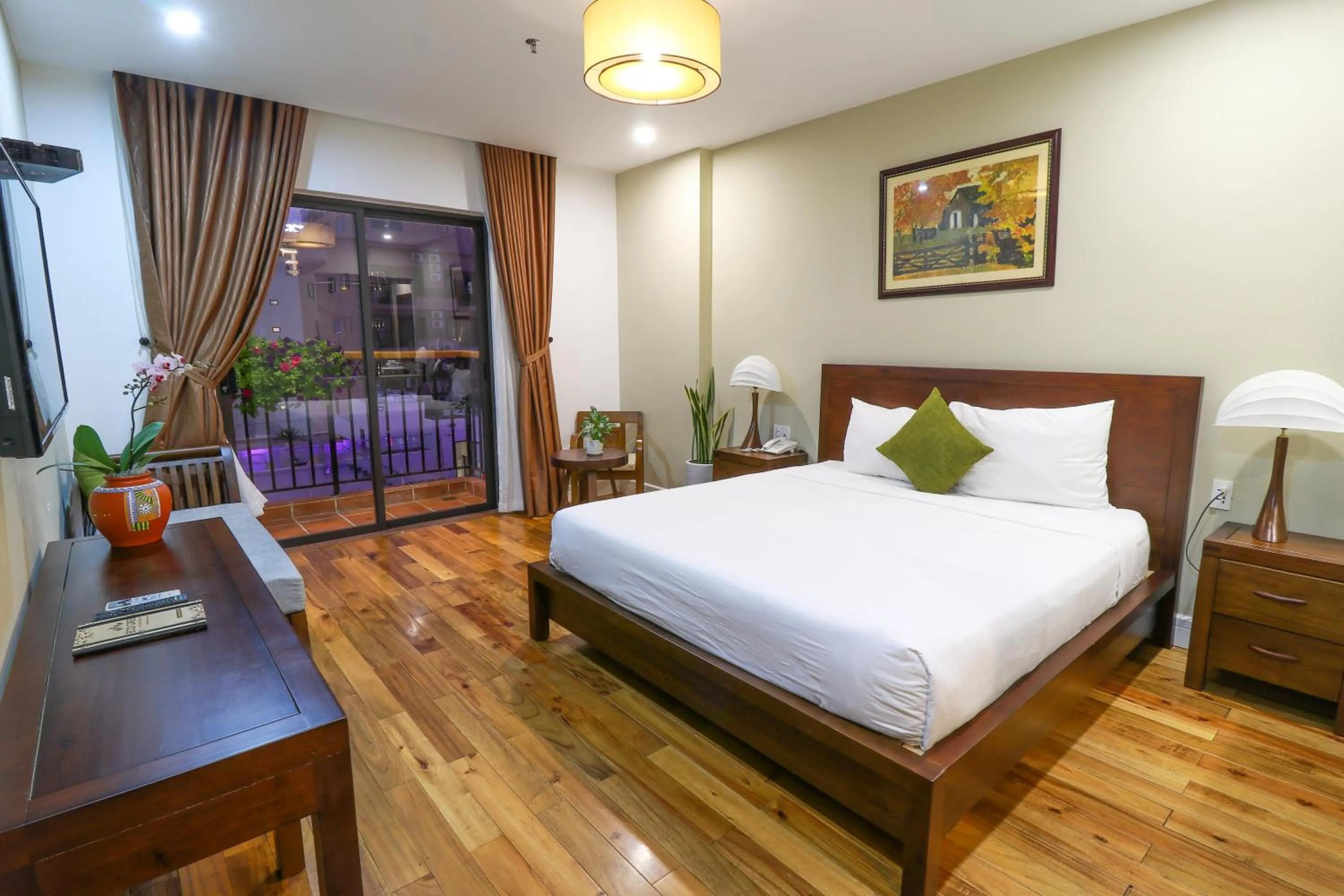 Photo of the whole room in Eco Green Boutique Hotel Da Nang
