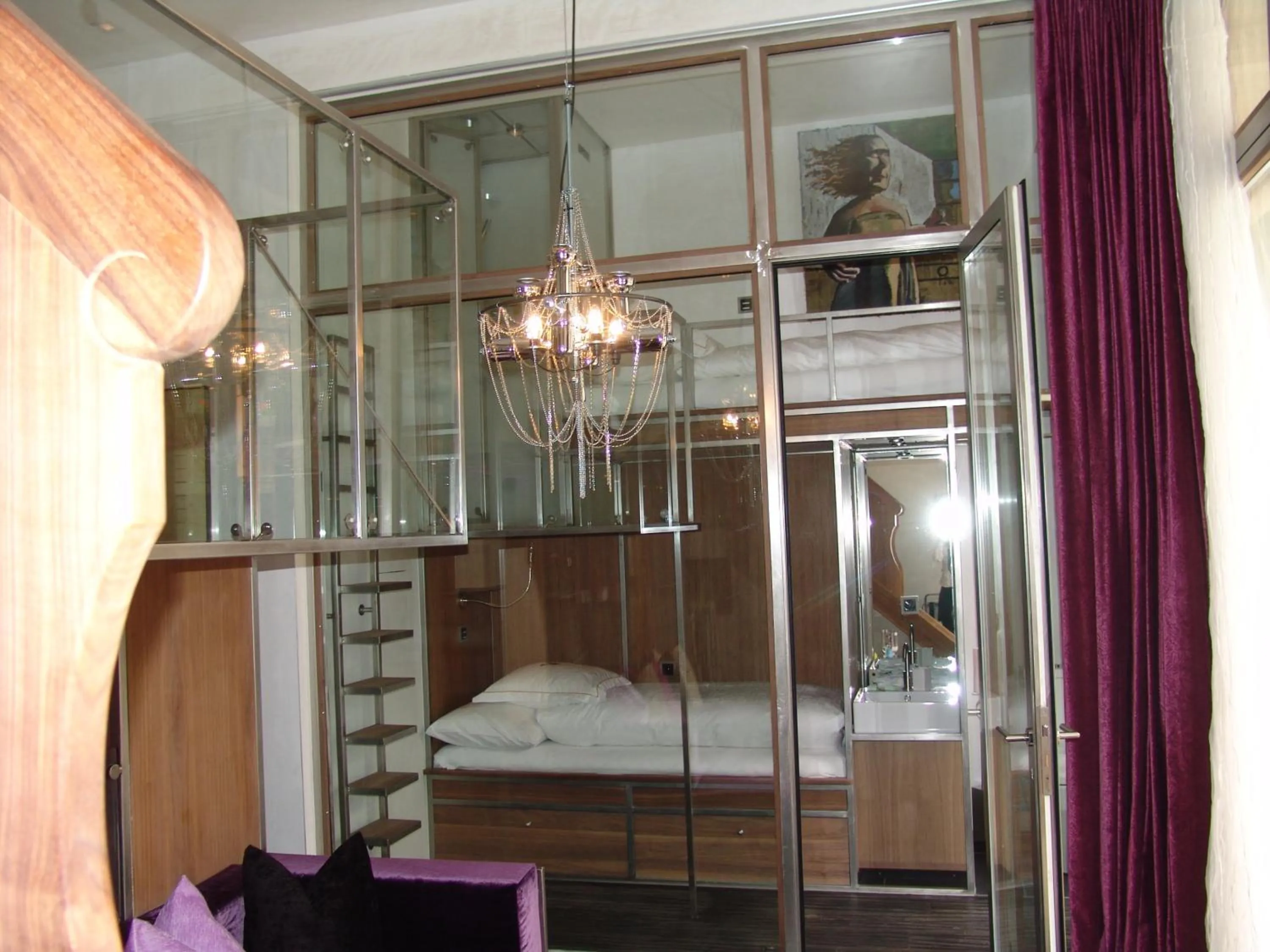 Bed in Backstage Boutique SPA Hotel