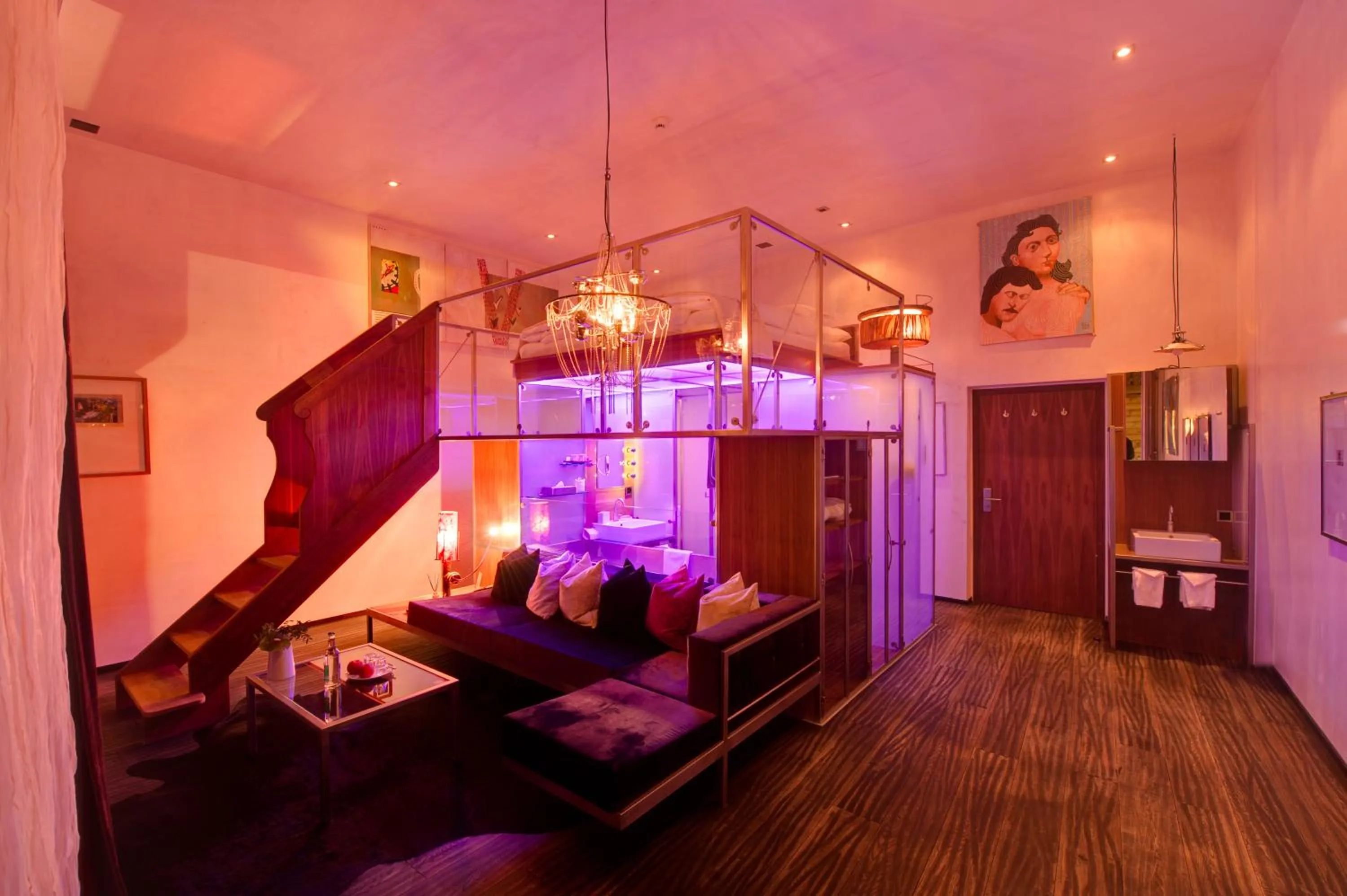 Bed in Backstage Boutique SPA Hotel