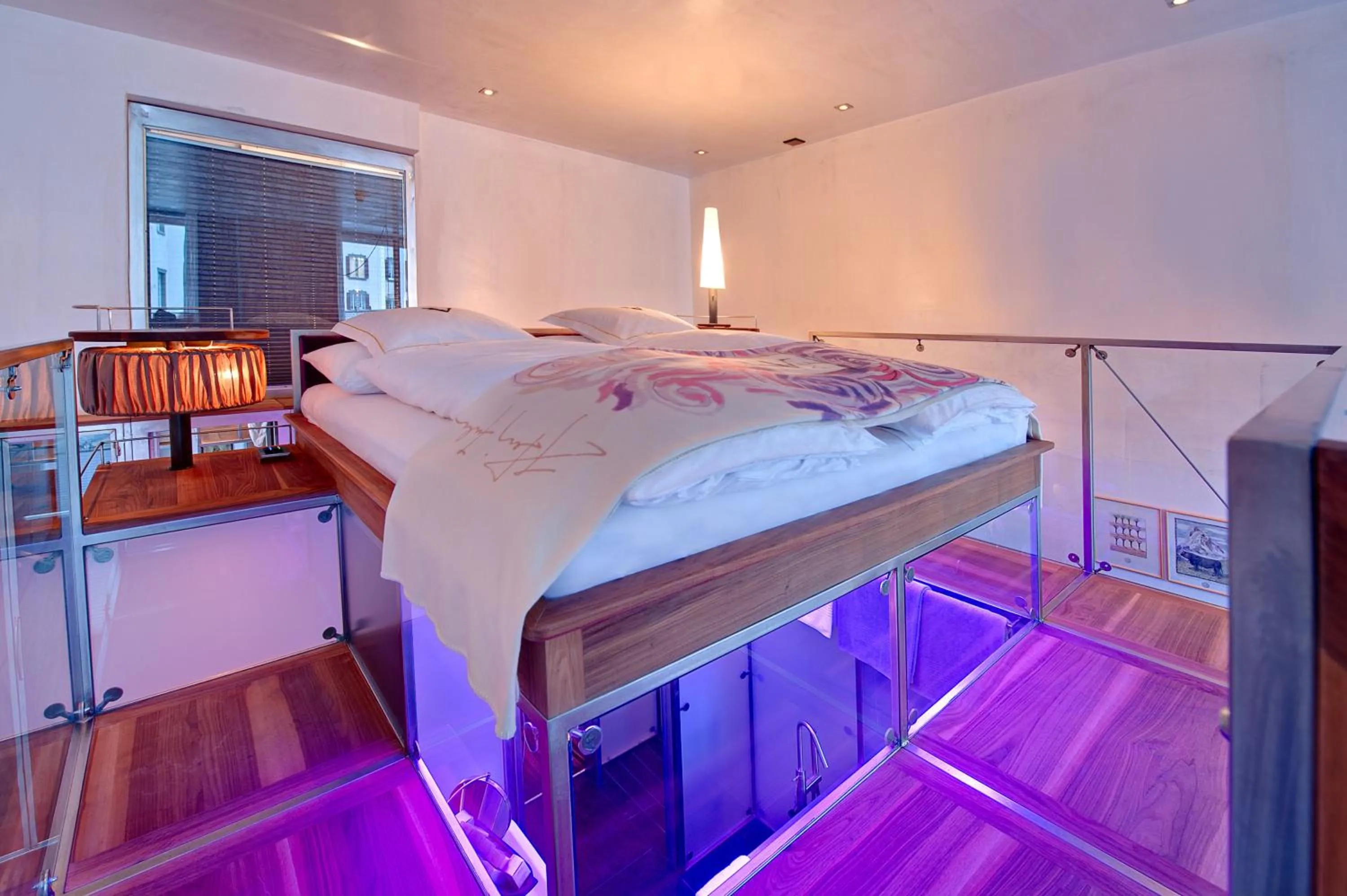 Bed in Backstage Boutique SPA Hotel