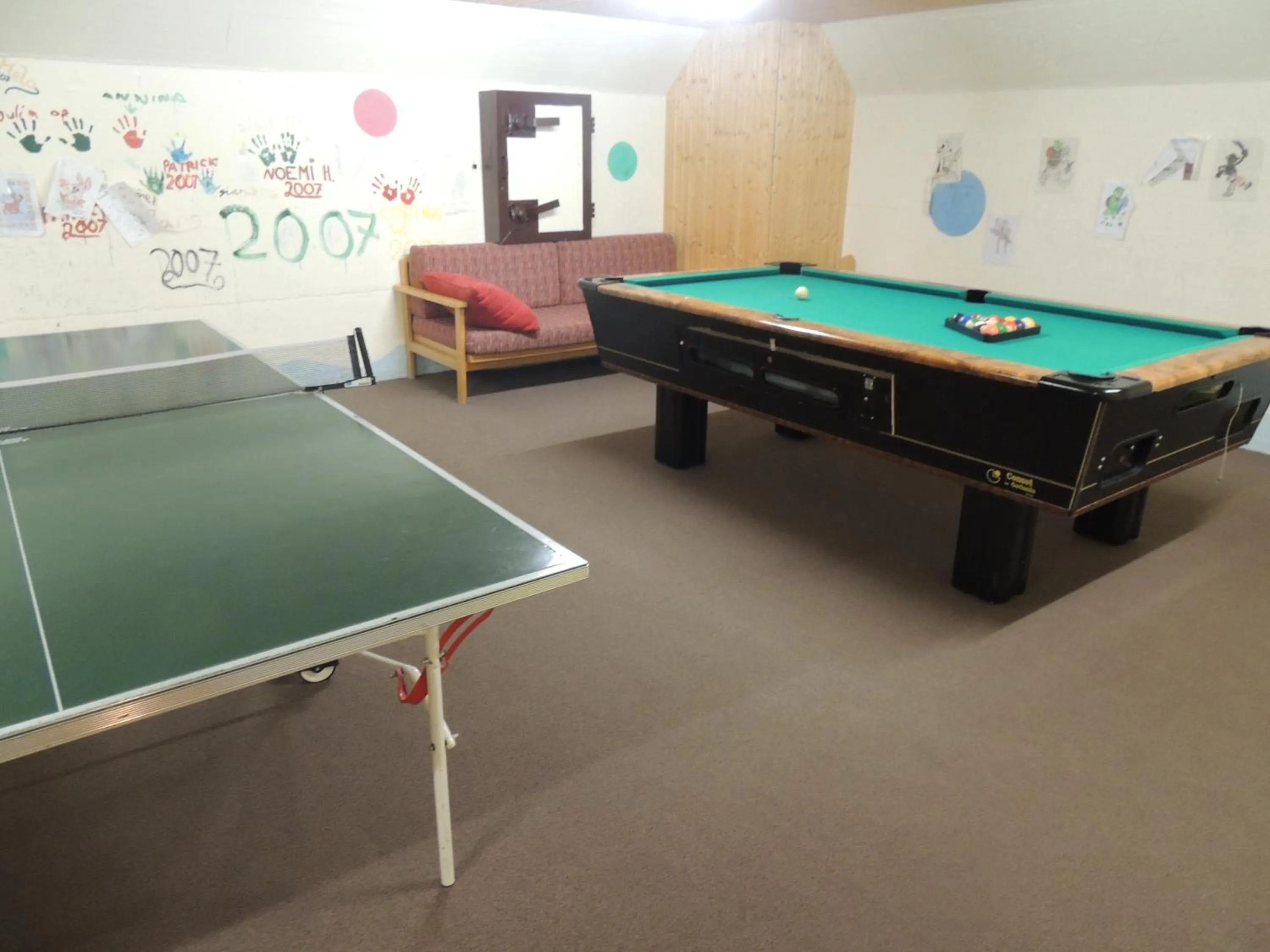 Table tennis in Hotel Ucliva