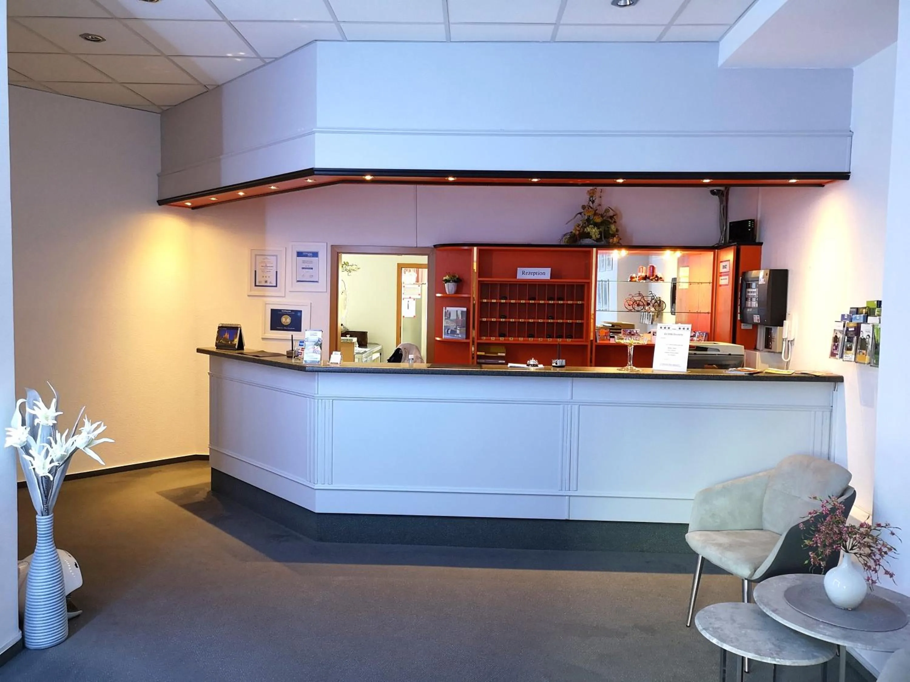 Lobby or reception in Hotel Zur Alten Druckerei