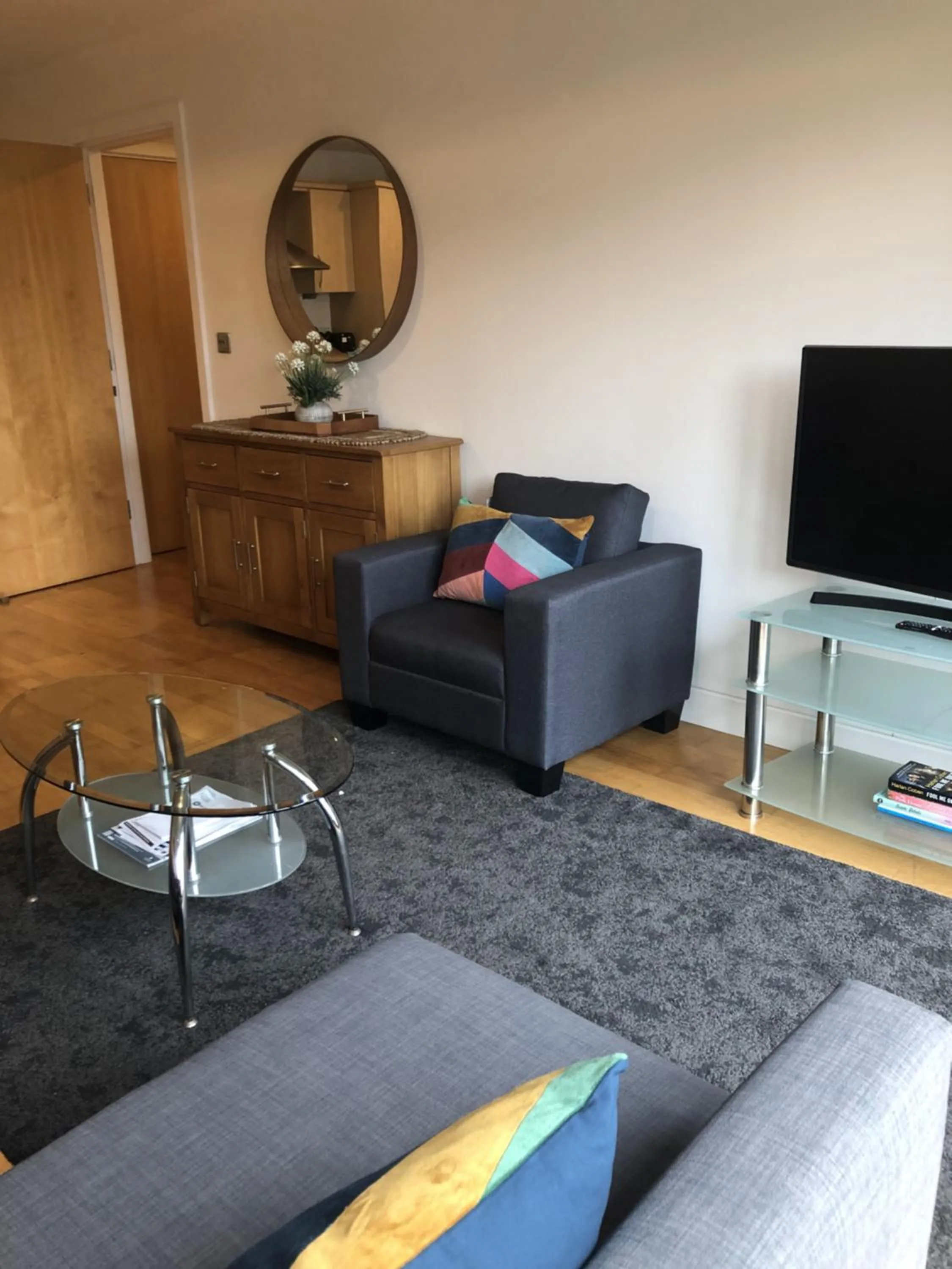 Living room in Hamilton Court Apartments from Your Stay Bristol
