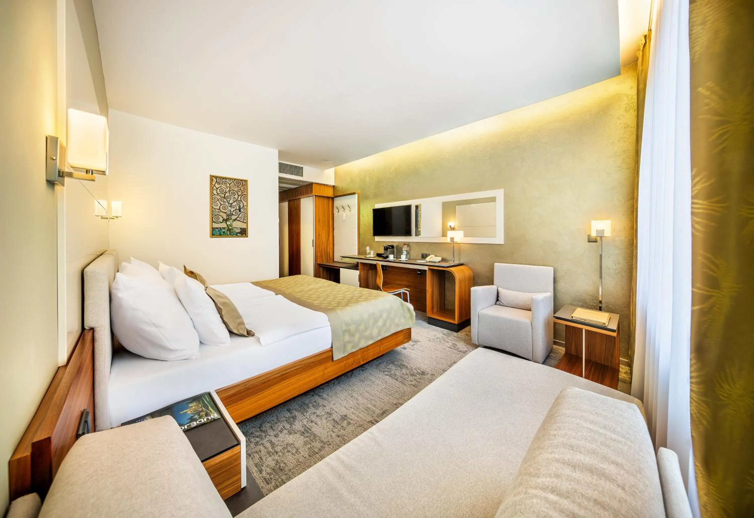 Bedroom, Bed in Wellness Hotel Diamant