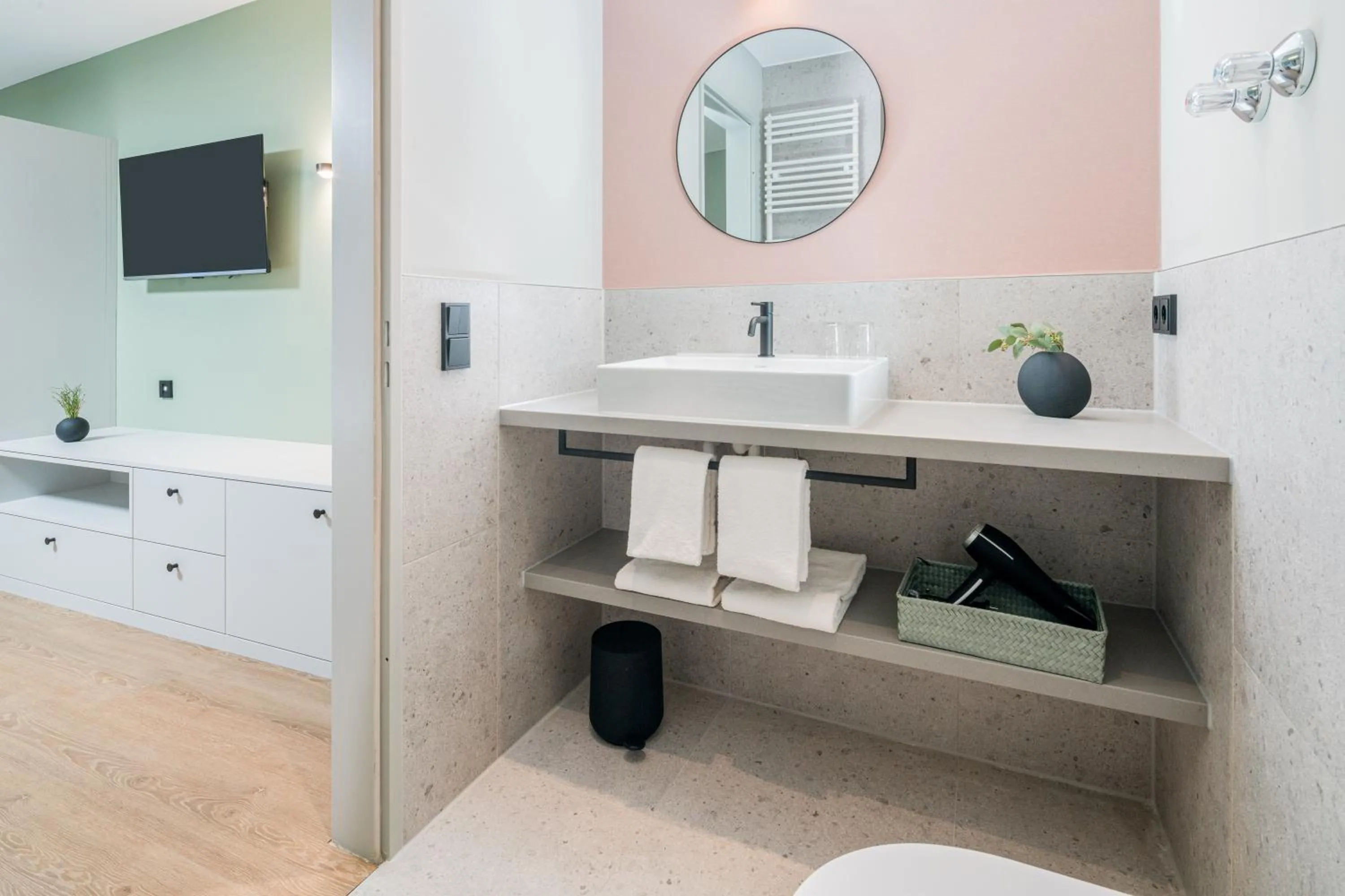 Bathroom in KOOS Hotel&Apartments - City Aparthotel