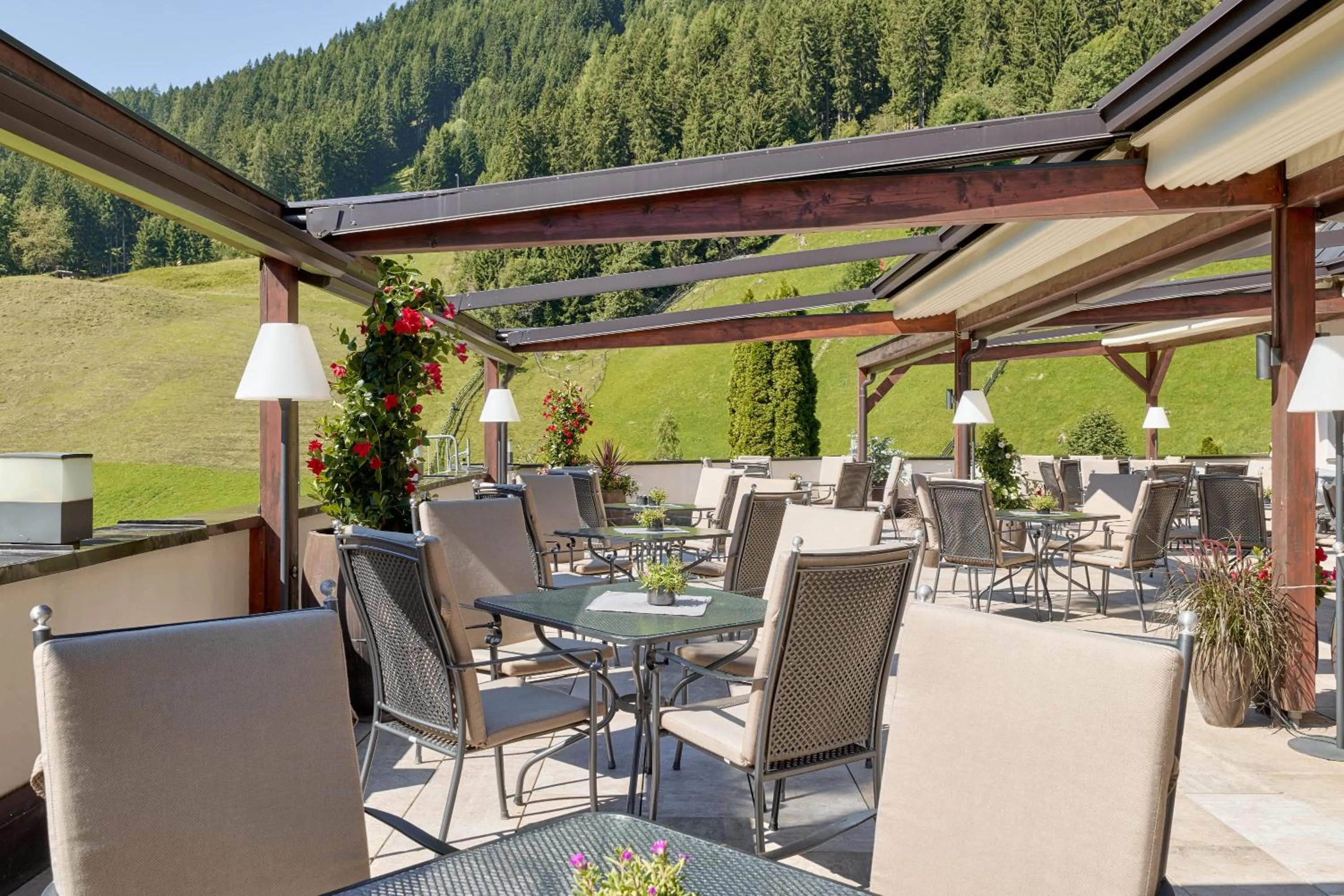 Balcony/Terrace in Wellness & Relax Hotel Milderer Hof