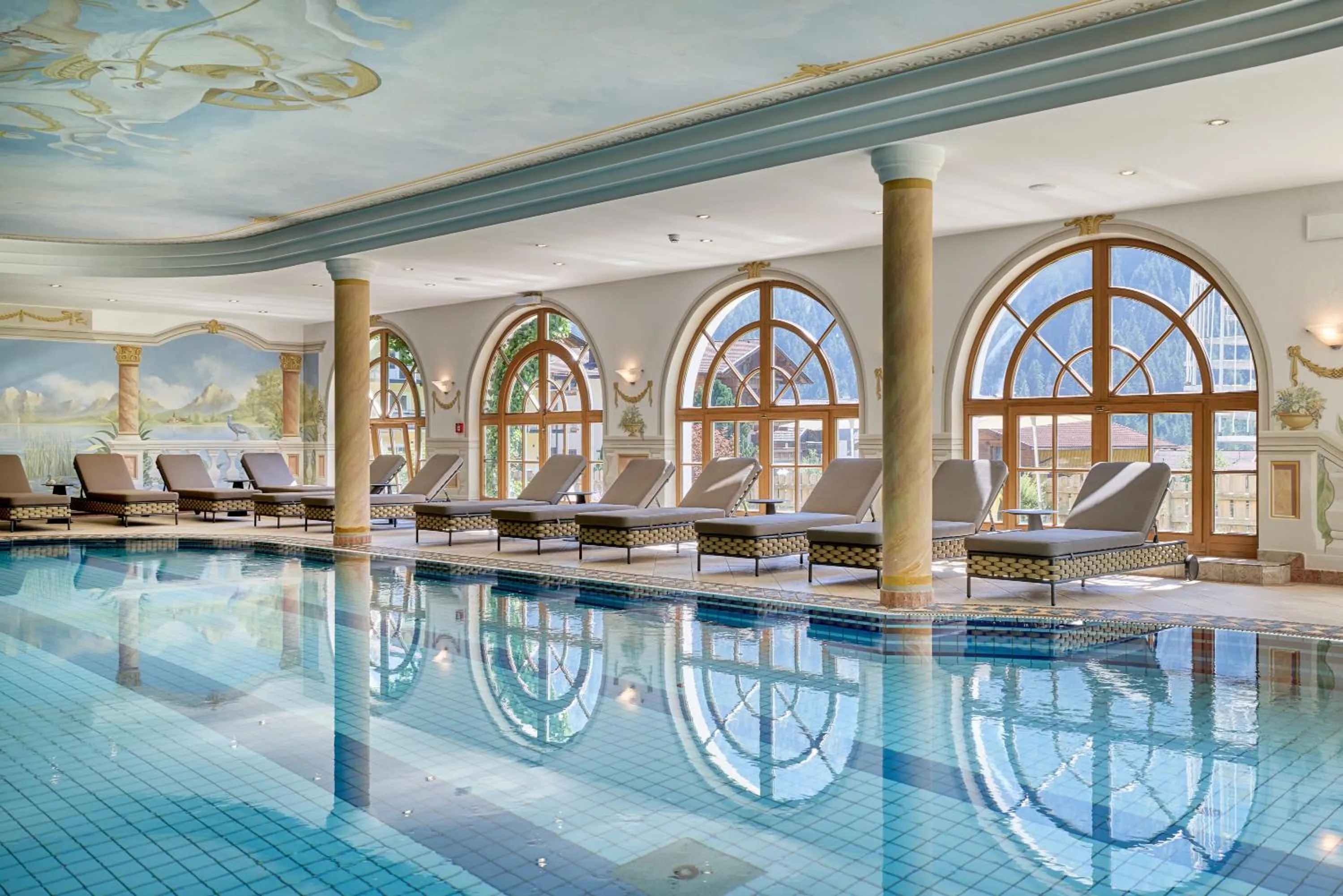 Swimming pool in Wellness & Relax Hotel Milderer Hof