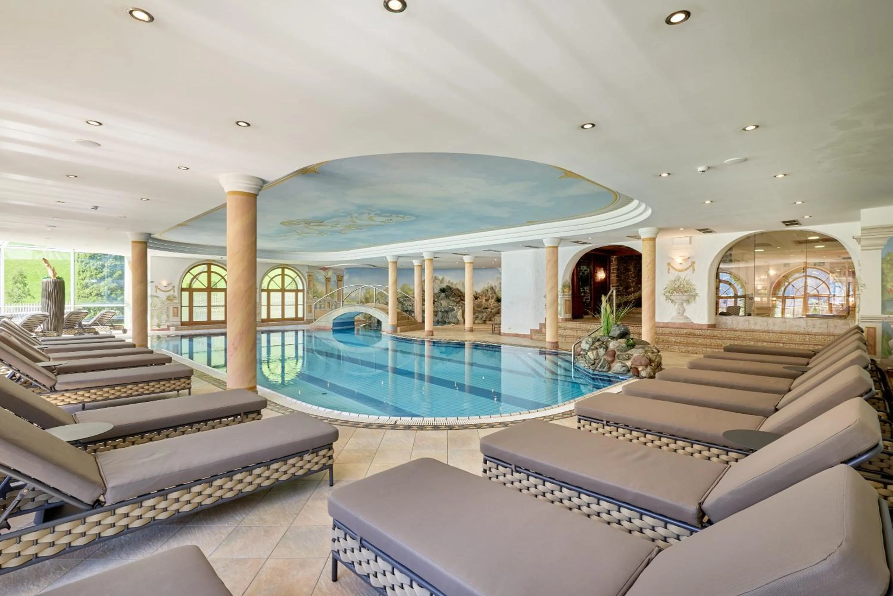 Swimming pool in Wellness & Relax Hotel Milderer Hof