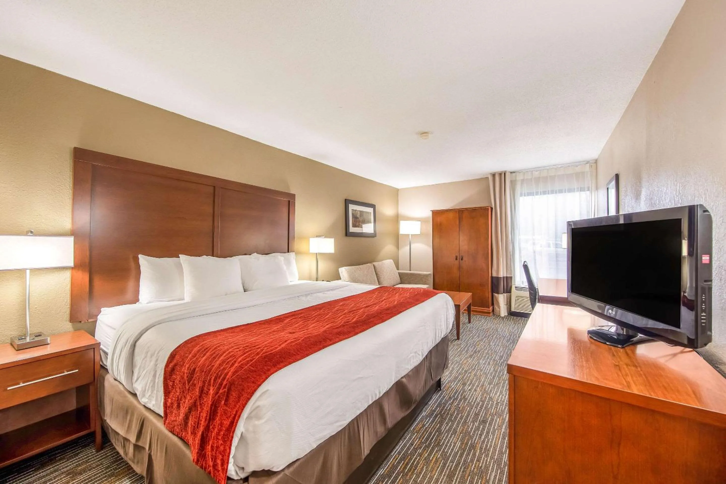 Superior King Room - Non-Smoking in Comfort Inn Greenville - Haywood Mall