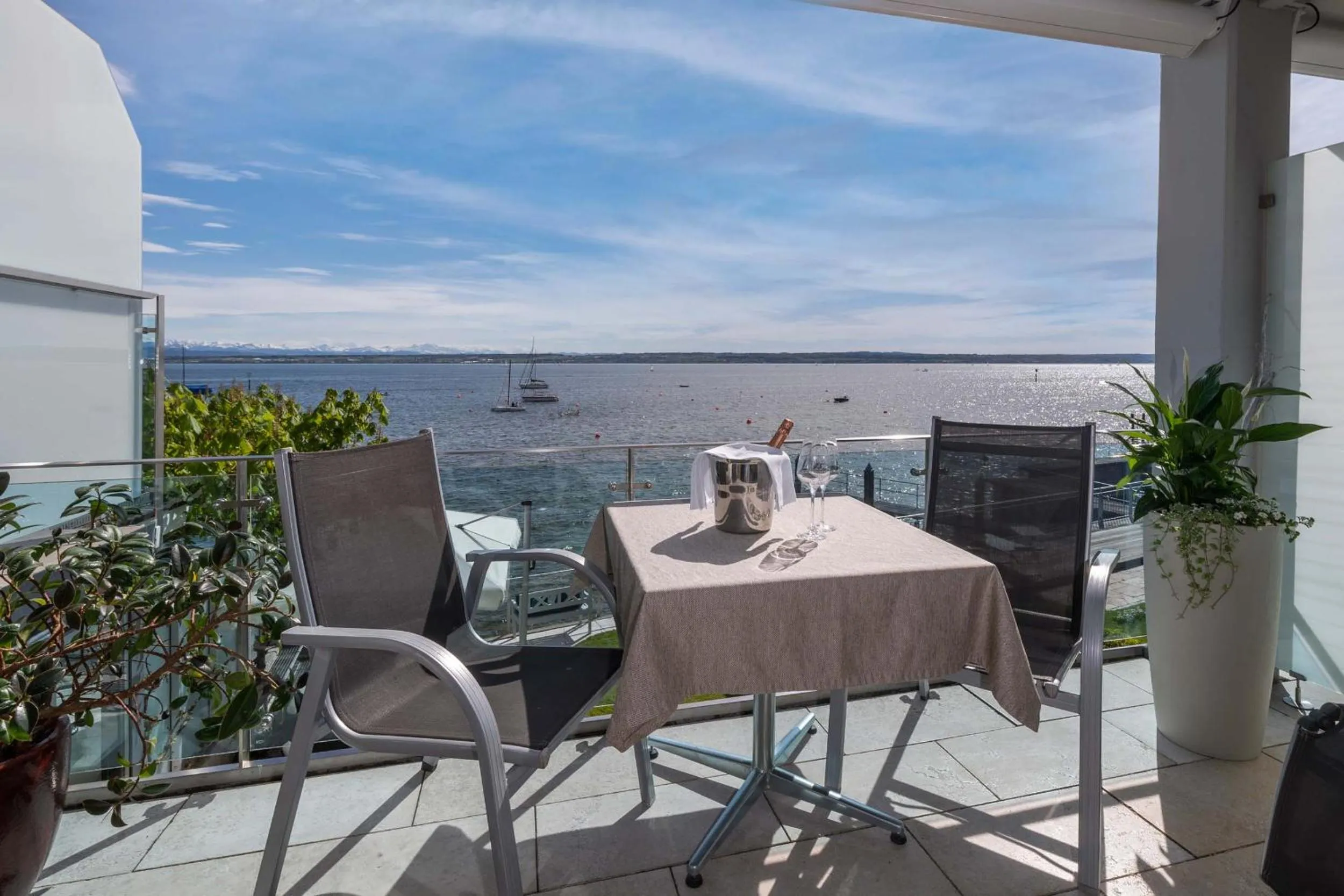 Balcony/Terrace in Boutiquehotel zur Winzerstube - Adults Only