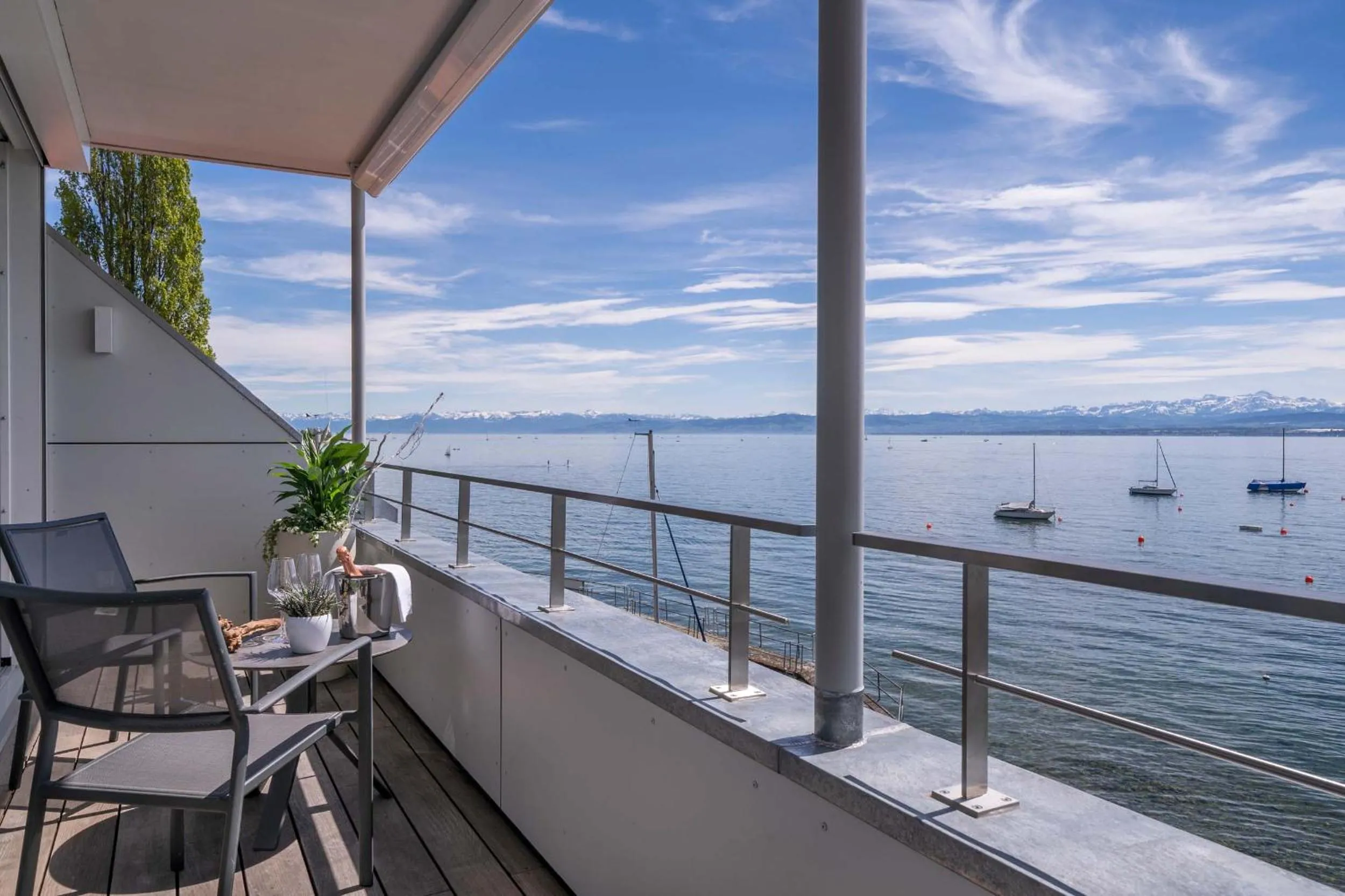 Balcony/Terrace in Boutiquehotel zur Winzerstube - Adults Only