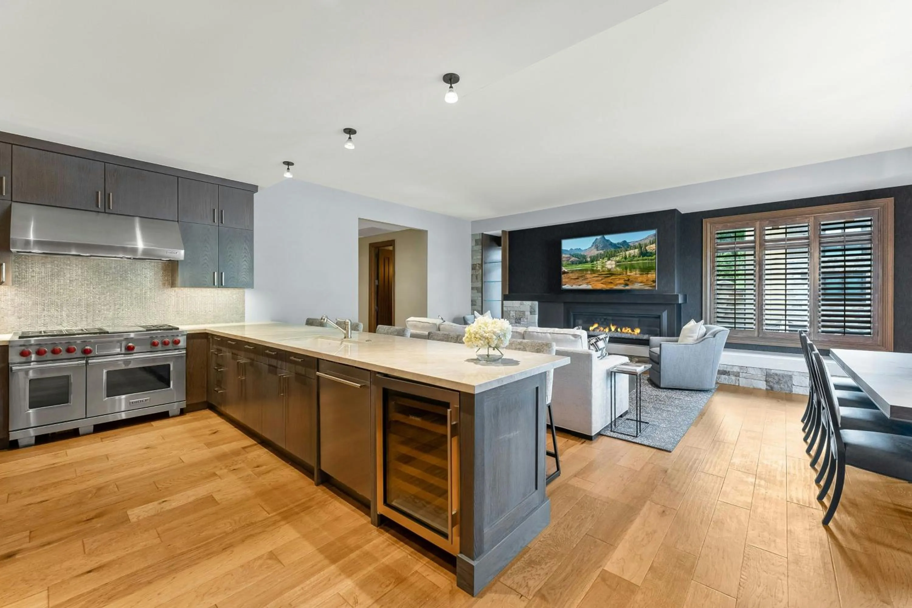 Living room in St. Regis Deer Valley