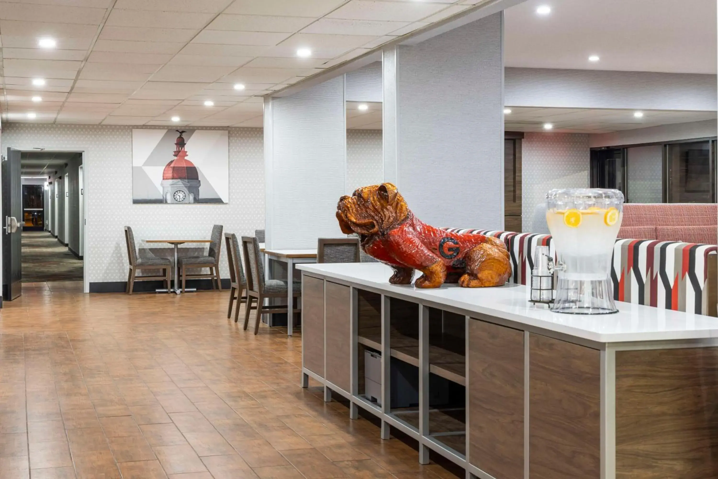 Lobby or reception in Hampton Inn Athens Lobby or reception in Hampton Inn Athens